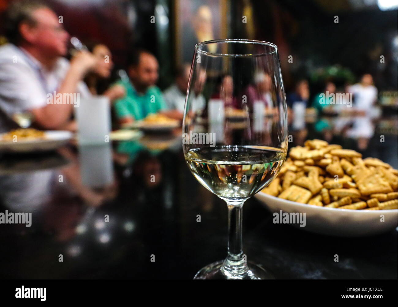 Crimea Russia June 12 17 A Glass Of Sparkling Wine At The Novy Svet Winery Valery Sharifulin Tass Stock Photo Alamy