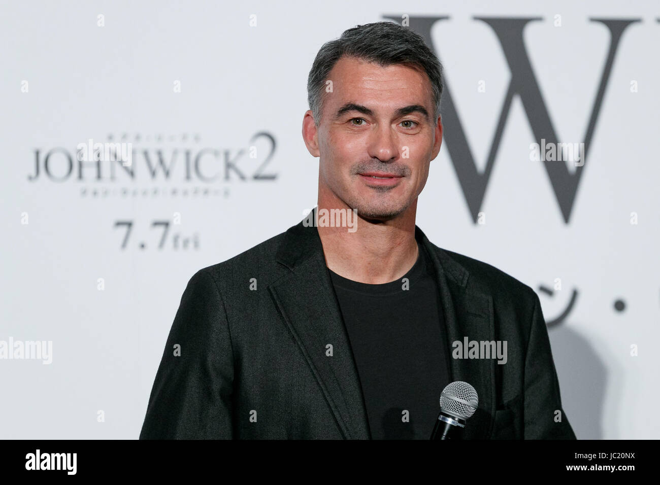 Tokyo, Japan. 13th Jun, 2017. Director Chad Stahelski attends a premiere for his movie John Wick: Chapter 2, on June 13, 2017, Tokyo, Japan. Keanu Reeves and Stahelski came to Japan to promote ''John Wick: Chapter 2, '' a much awaited sequel to their 2014 hit ''John Wick, '' which hits Japanese theaters on July 7. Credit: Rodrigo Reyes Marin/AFLO/Alamy Live News Stock Photo