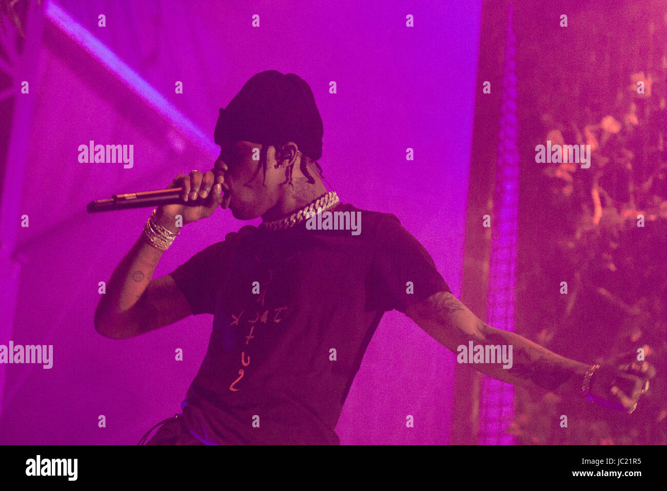 June 11, 2017 - Manchester, Tennessee, U.S - Rapper TRAVIS SCOTT ...