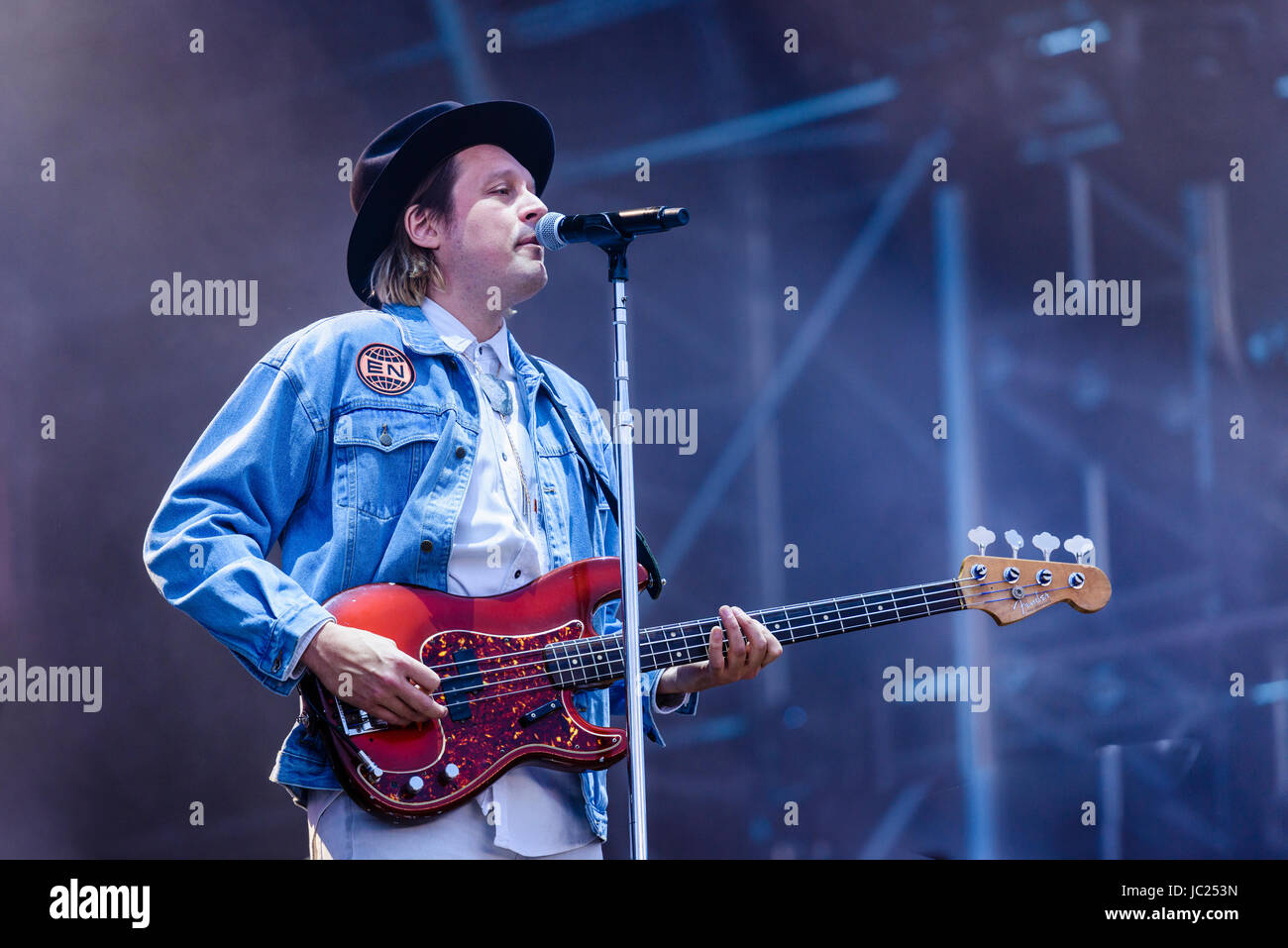 Arcade Fire Lead Singer Win Butler High Resolution Stock Photography ...