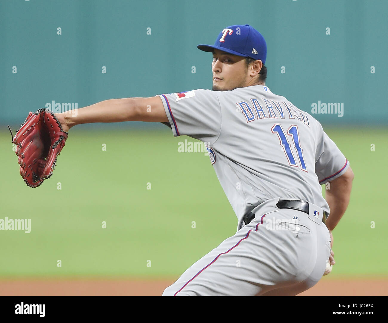 Houston, Texas, USA. 12th June, 2017. Yu Darvish (Rangers) MLB ...