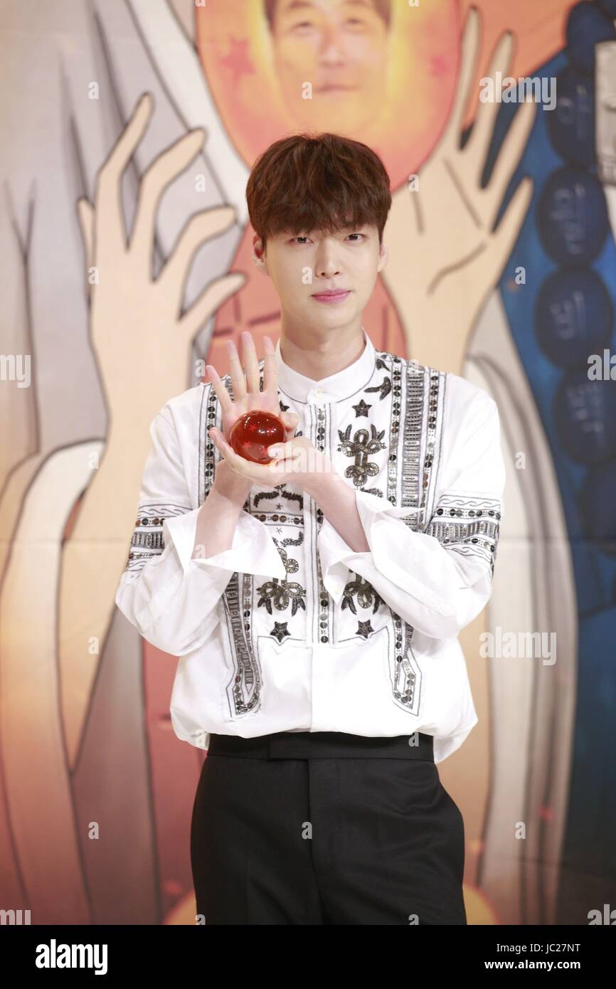 Seoul Korea 13th June 2017 An Jae Hyeon Ho Dong Kang Attend The Production Conference Of Tv Show New Journey To The West Season 4 In Seoul Korea On 13th June 2017 China And