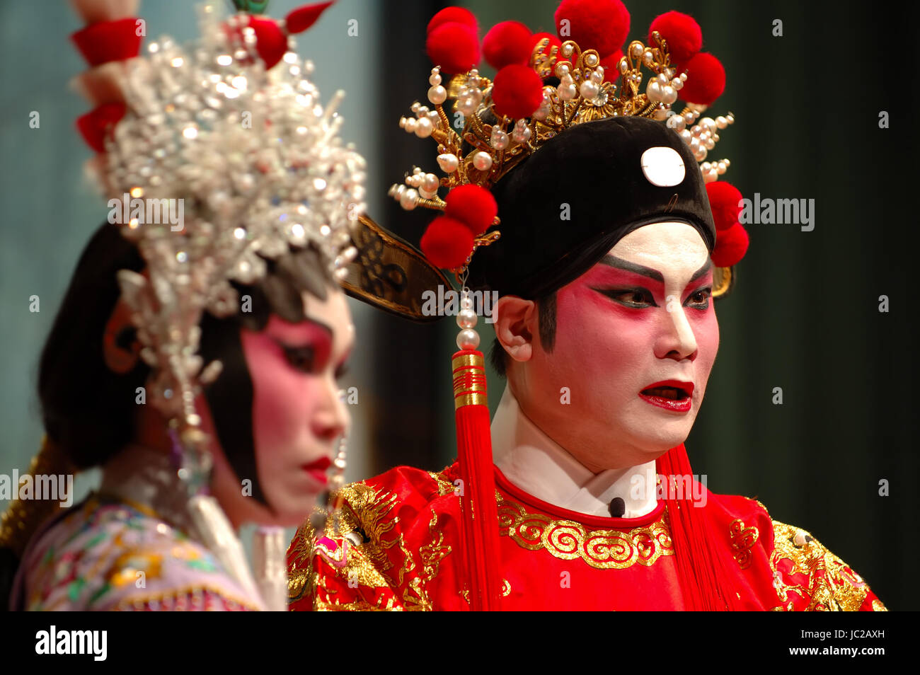 The performance of Guang Dong (Chinese) opera Stock Photo
