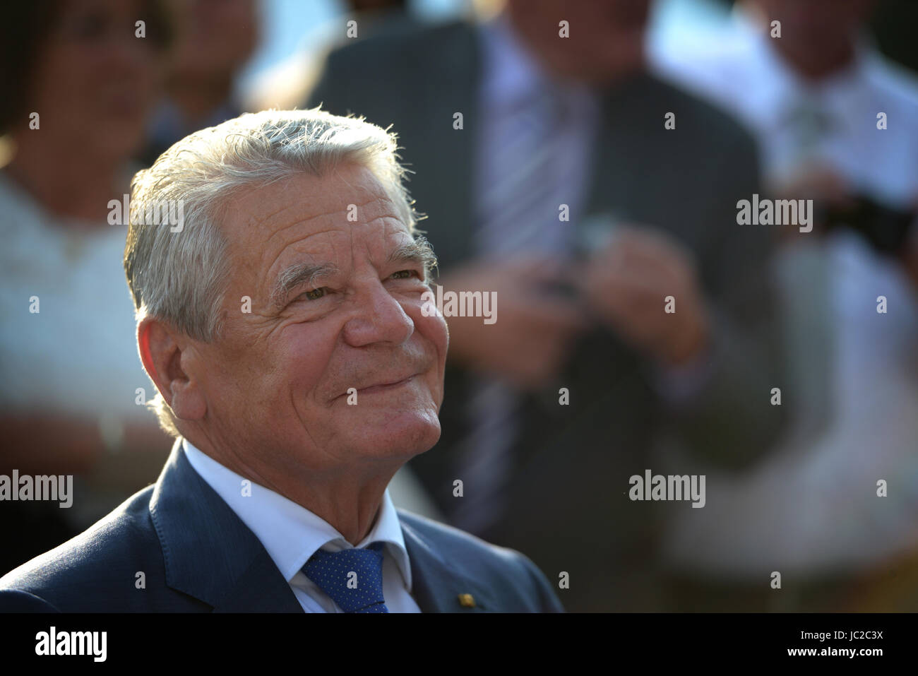 Berlin, Germany, Federal President Joachim Gauck at the Buergerfest of the Federal President Stock Photo