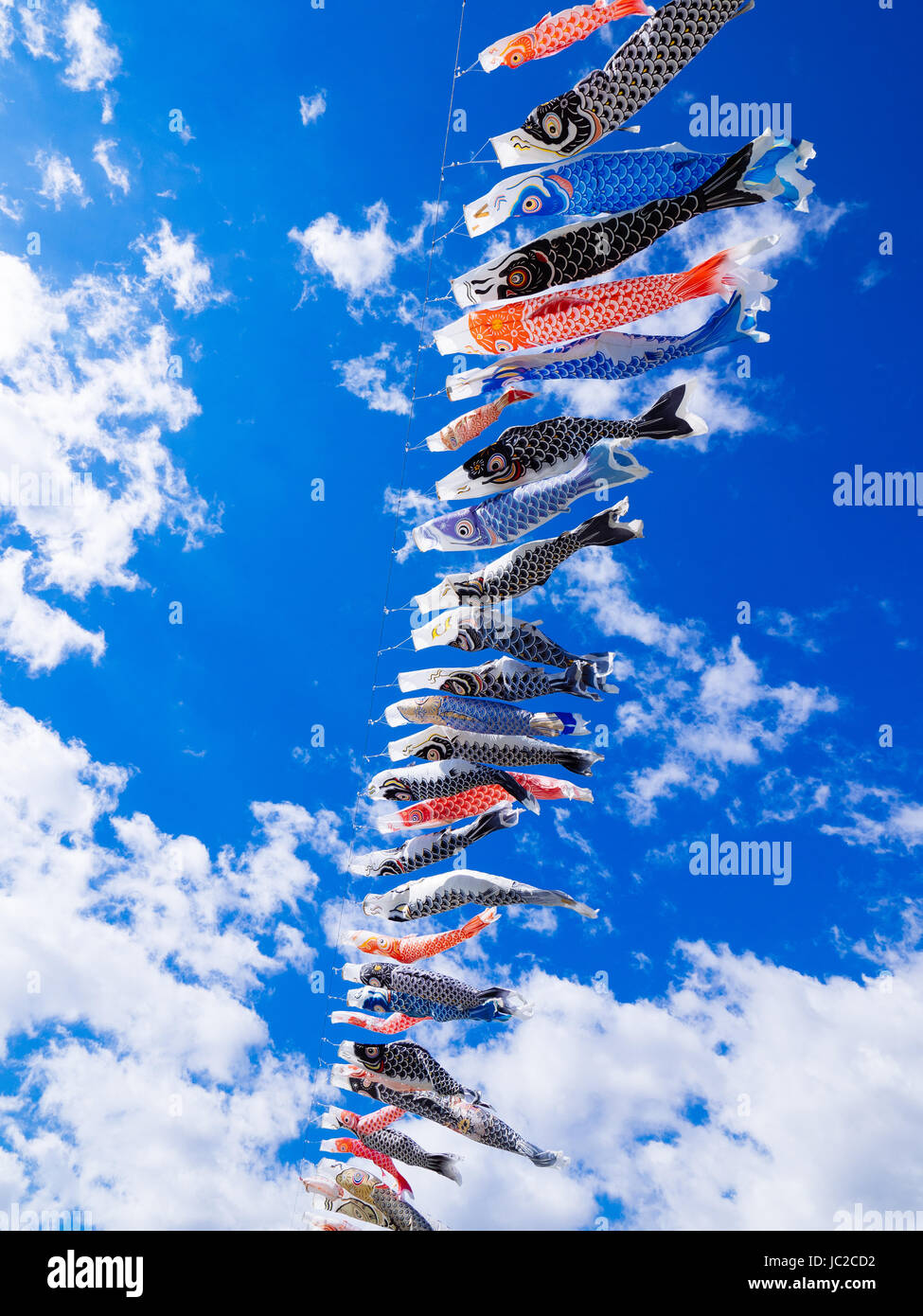 Japanese Lucky Koinobori Phone Charms - 2pcs Carp Streamer Keychains For Wealth & Health, Maneki Neko Good Luck Pendants