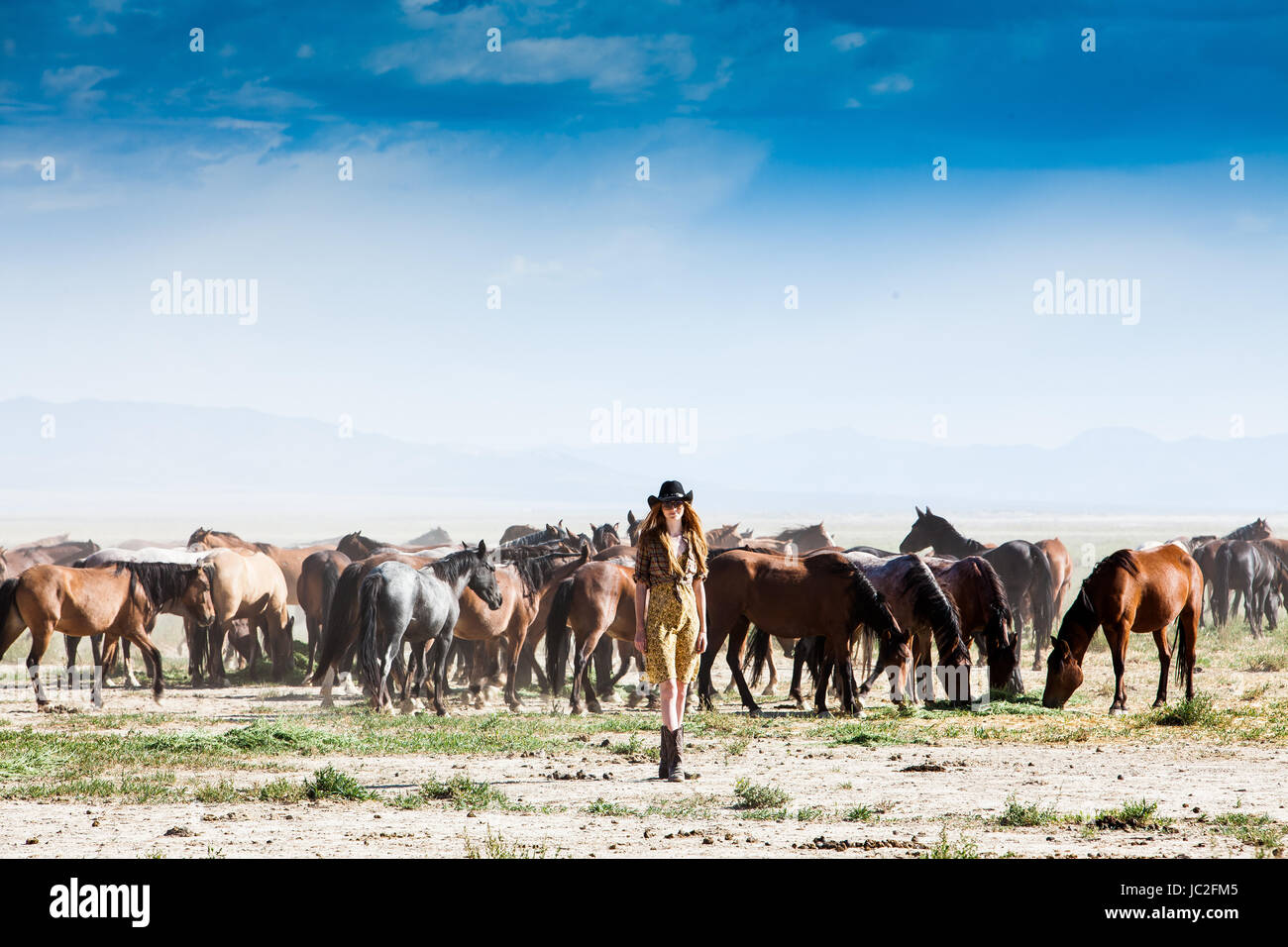 Redhead Ranch Redhead red head ginger outdoors hi-res stock photography and images ...