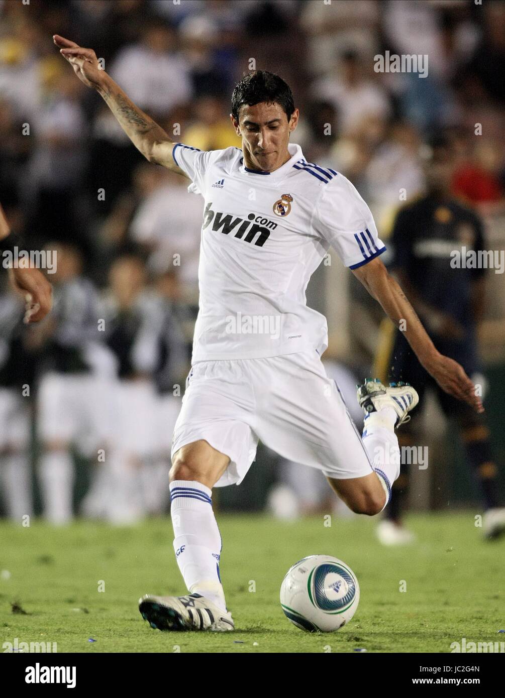 ANGEL DI MARIA REAL MADRID LOS ANGELES CALIFORNIA USA 07 August 2010