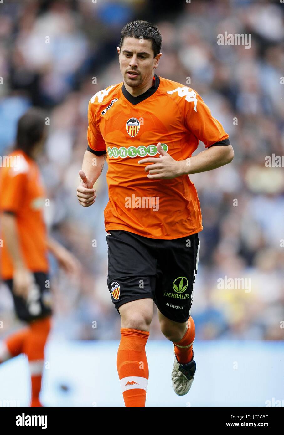 ASIER DEL HORNO VALENCIA CF VALENCIA CF EASTLANDS CITY OF MANCHESTER ST  MANCHESTER ENGLAND 07 August 2010 Stock Photo - Alamy