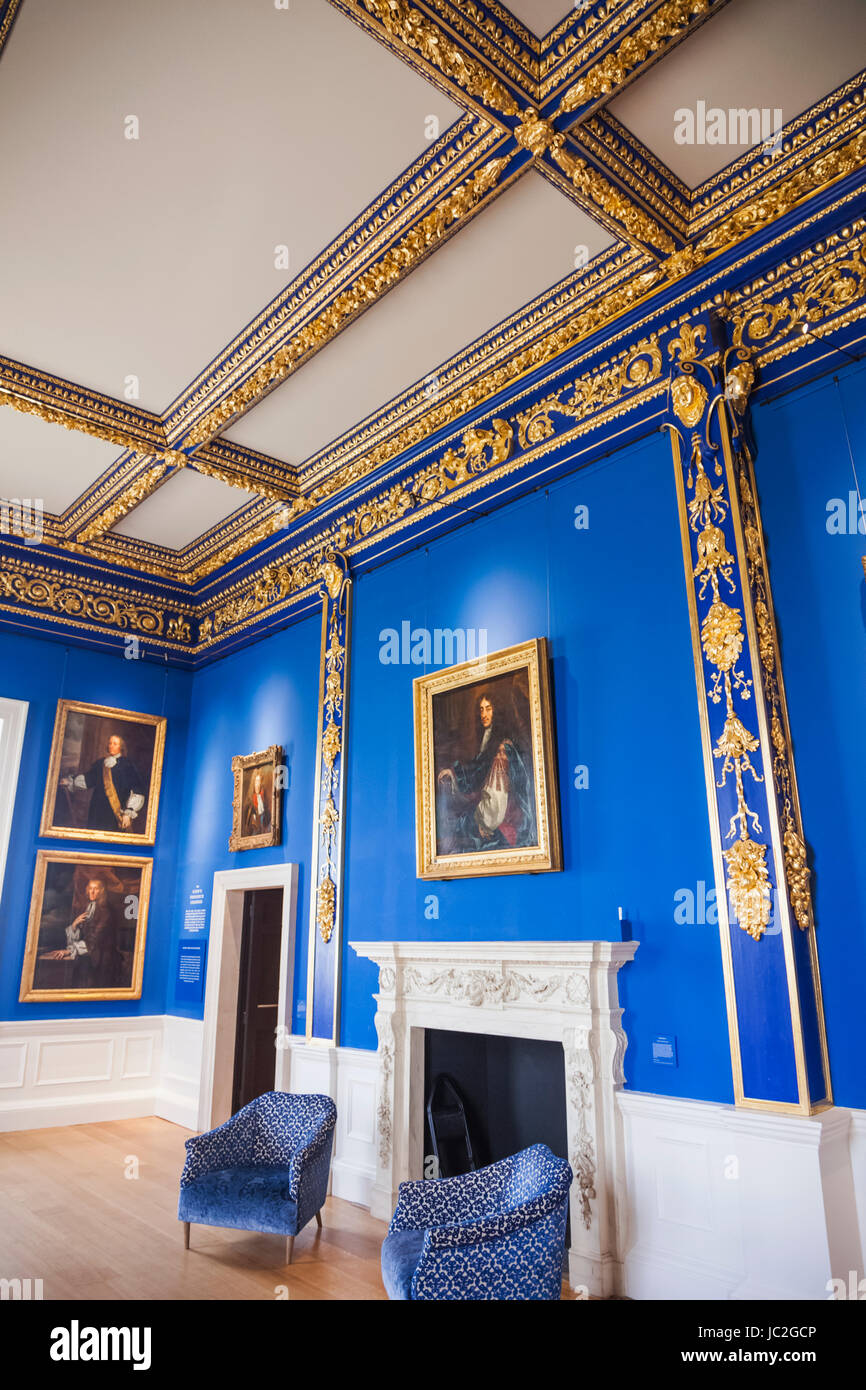 England, London, Greenwich, The Queen's House, The King's Presence Chamber Stock Photo Alamy