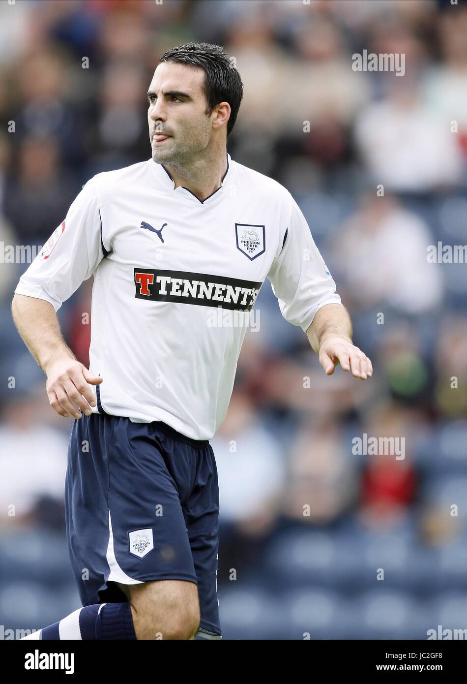 CRAIG MORGAN PRESTON NORTH END FC PRESTON NORTH END FC DEEPDALE PRESTON ENGLAND 07 August 2010 Stock Photo