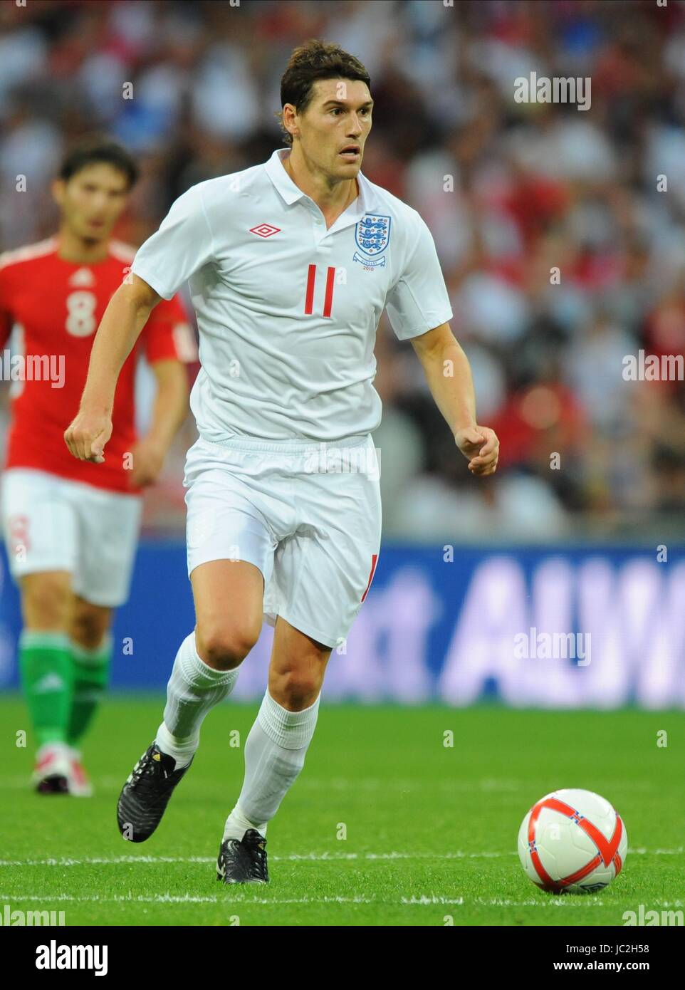 GARETH BARRY ENGLAND WEMBLEY STADIUM LONDON ENGLAND 11 August 2010