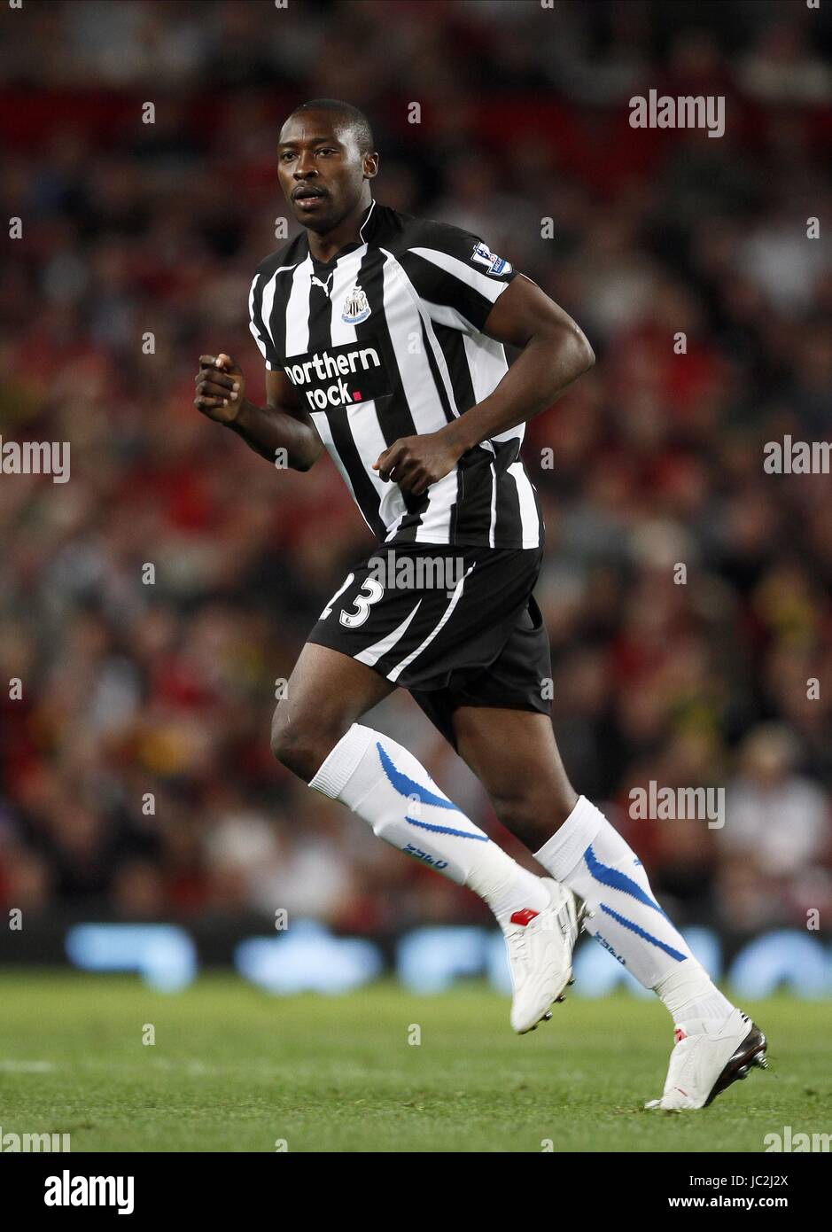 SHOLA AMEOBI NEWCASTLE UNITED FC OLD TRAFFORD MANCHESTER ENGLAND 16 ...