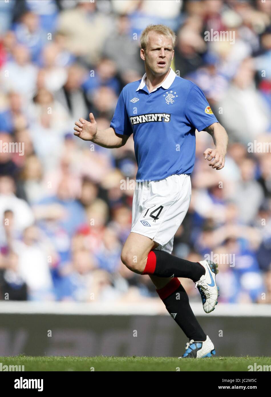 STEVEN NAISMITH GLASGOW RANGERS FC IBROX GLASGOW SCOTLAND 28 August 2010 Stock Photo