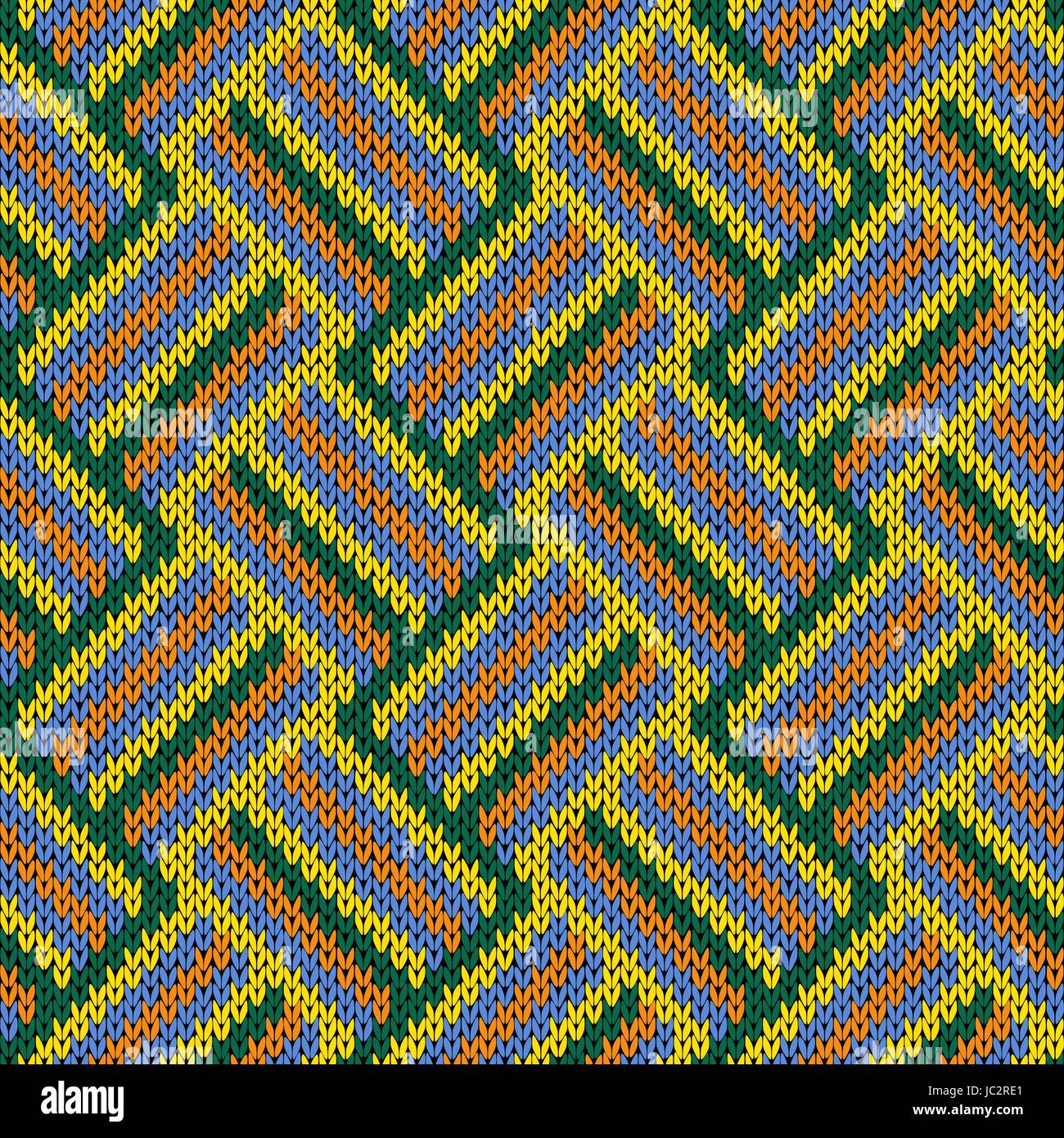 Knitting seamless variegated vector pattern as a fabric texture in ...