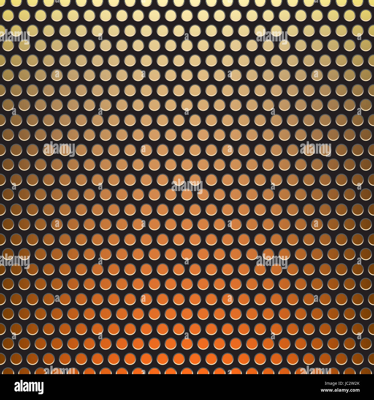The metal grid mesh grill background with holes and fire Stock Photo