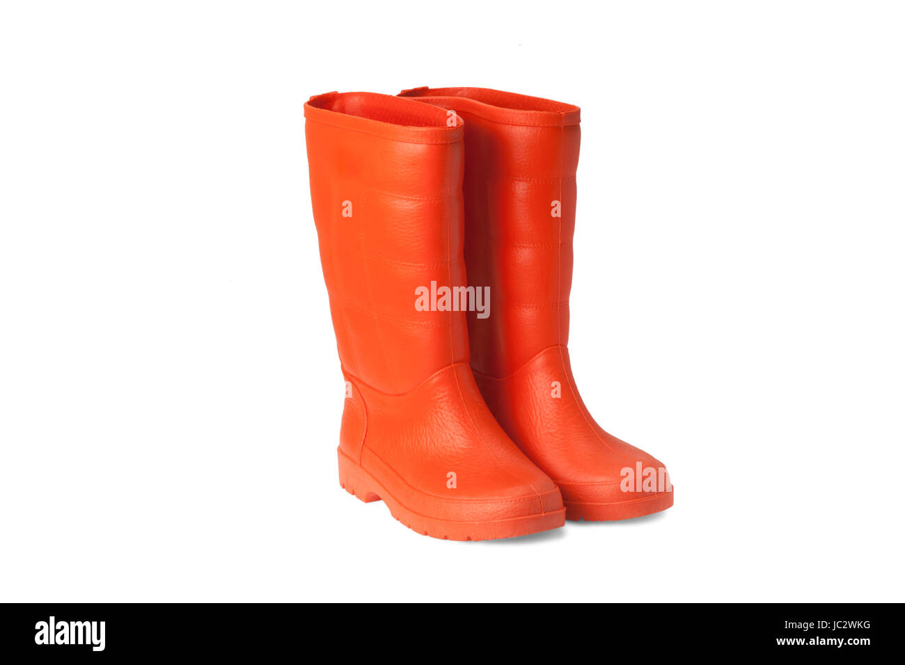 orange gumboots