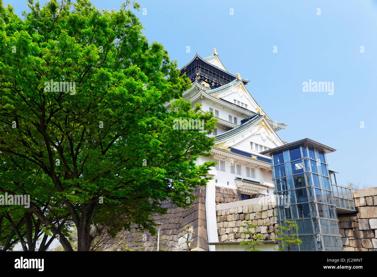 Osaka Castle City In Japan At Day Stock Photo Alamy osaka-castle-city-in-japan-at-day-stock-photo-alamy