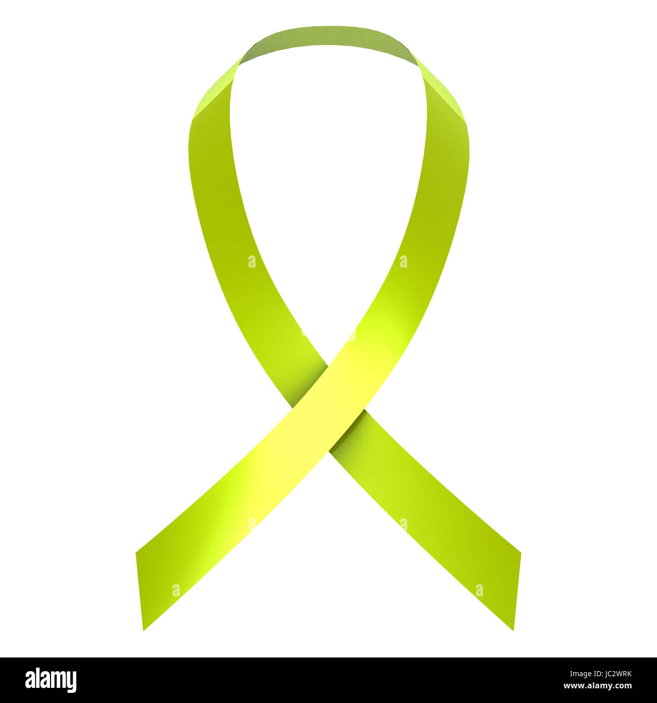 Yellow awareness ribbon for adv or others purpose use Stock Photo Alamy
