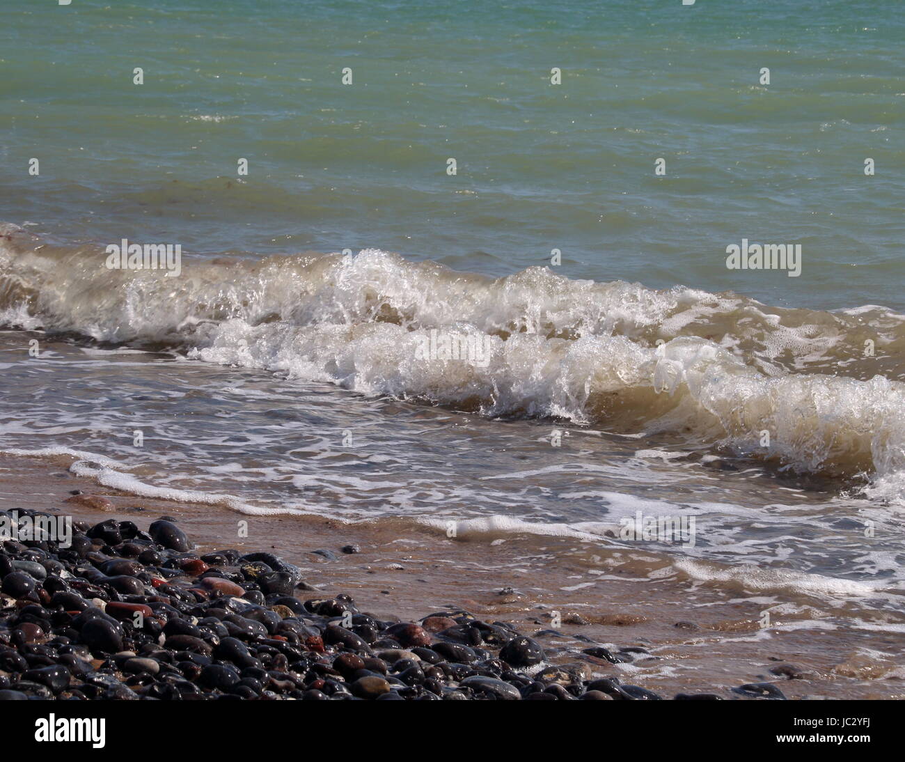 baltic sea waves Stock Photo
