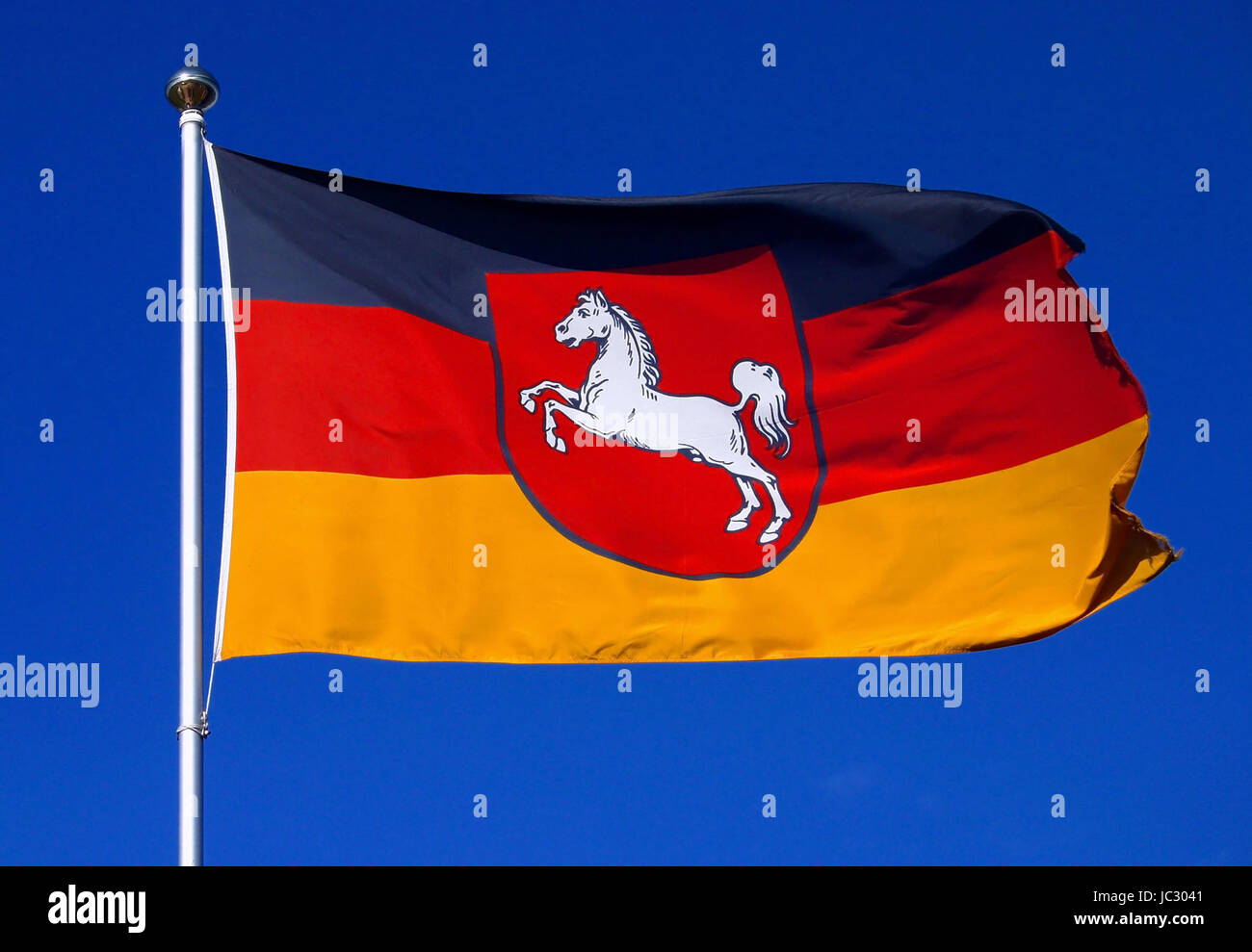 Niedersachsen Flagge High Resolution Stock Photography And Images Alamy