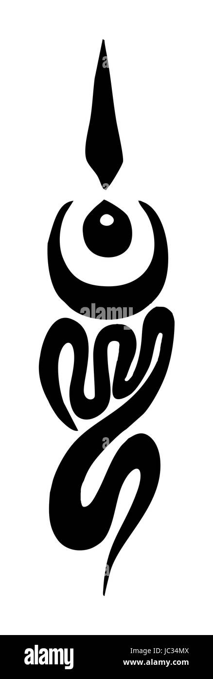 Om symbol drawn Cut Out Stock Images & Pictures - Alamy
