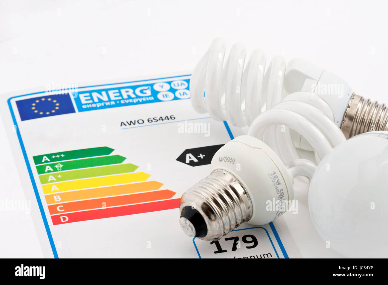 Energiesparlampen Stock Photo