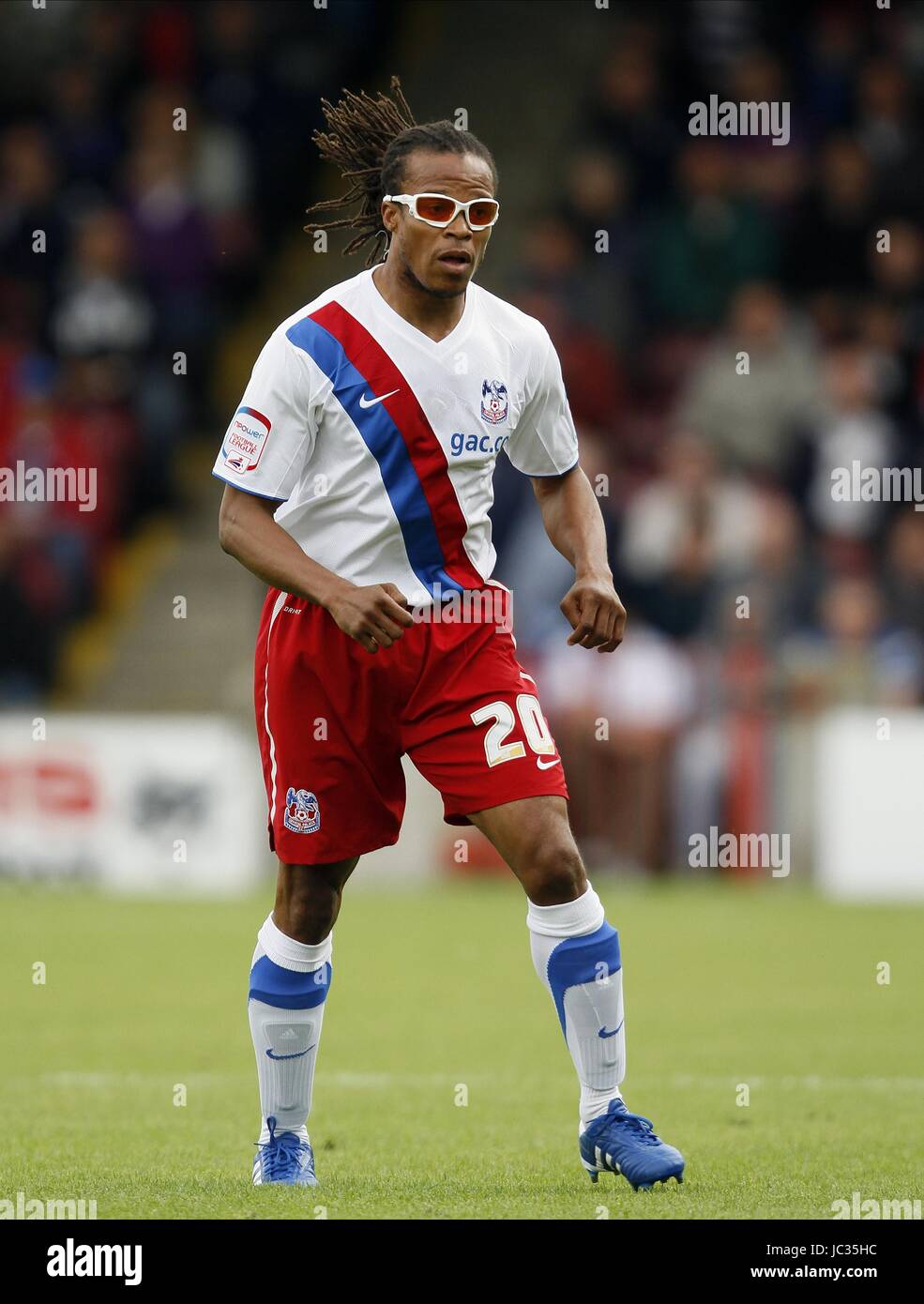 Edgar Davids Crystal Palace Fc Crystal Palace Fc Glanford Park Scunthorpe England 28 August 10 Stock Photo Alamy