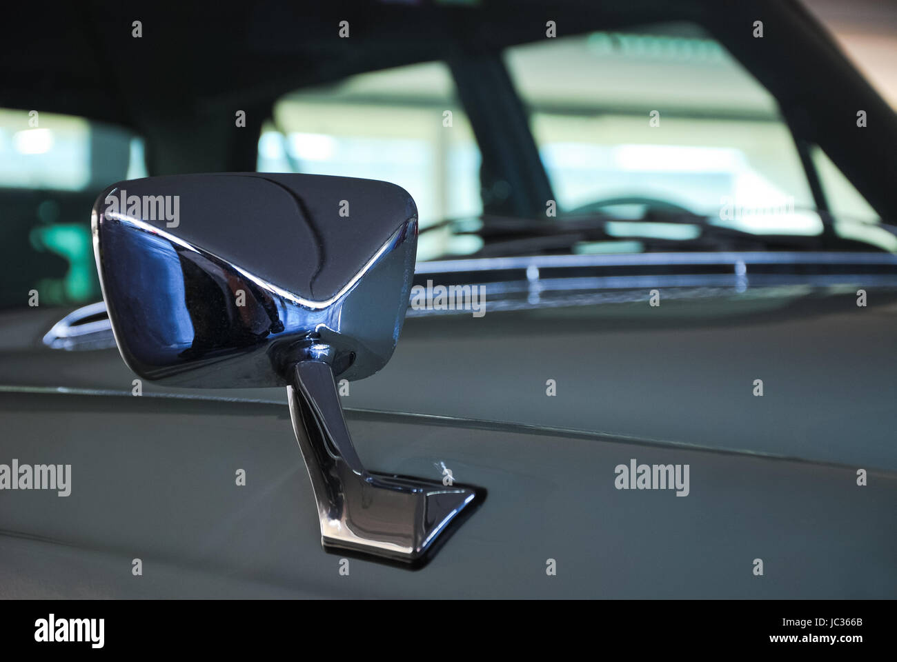 mirrors of a classic car Stock Photo Alamy