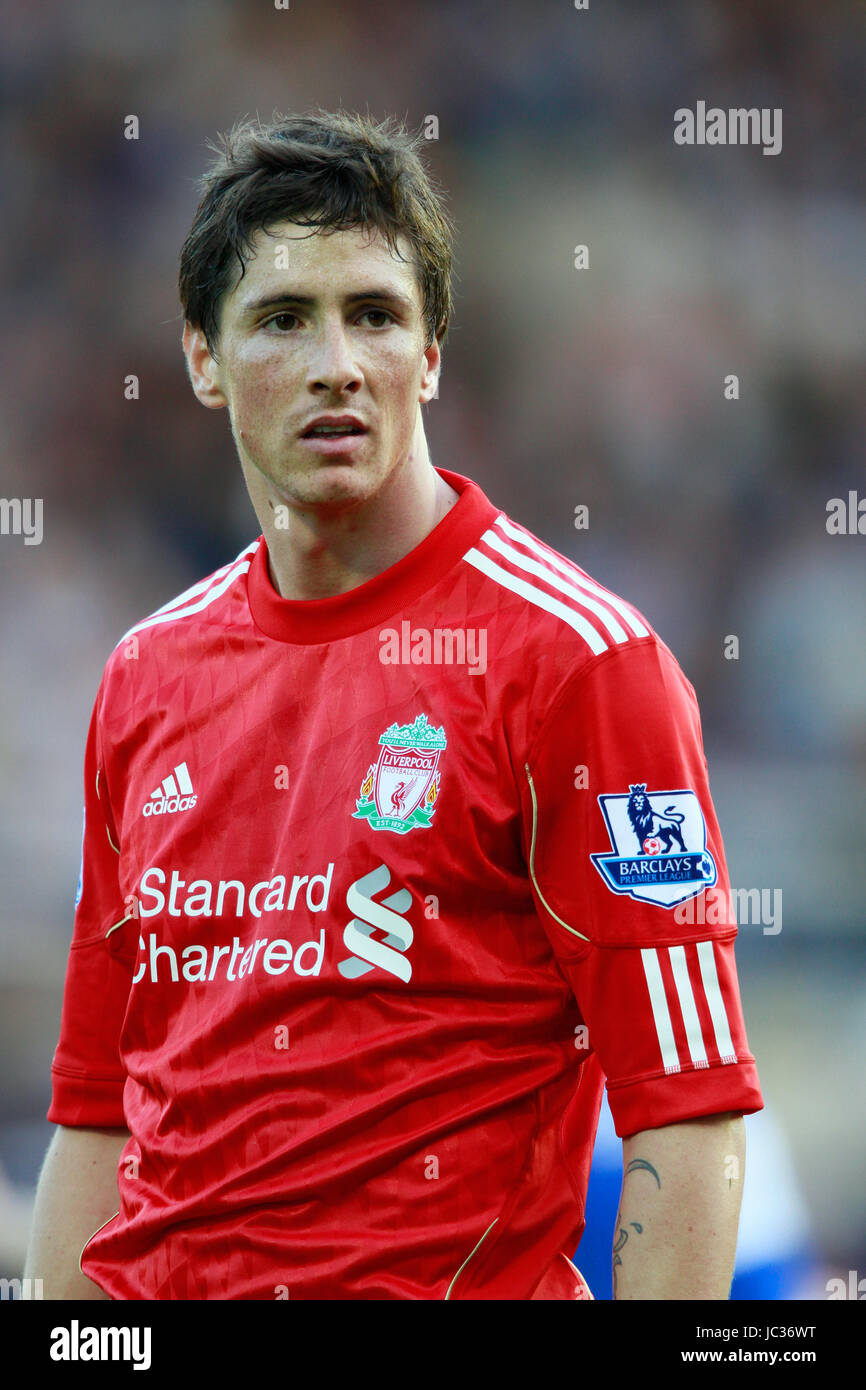 FERNANDO TORRES LIVERPOOL FC ST. ANDREWS BIRMINGHAM ENGLAND 12 September  2010 Stock Photo - Alamy