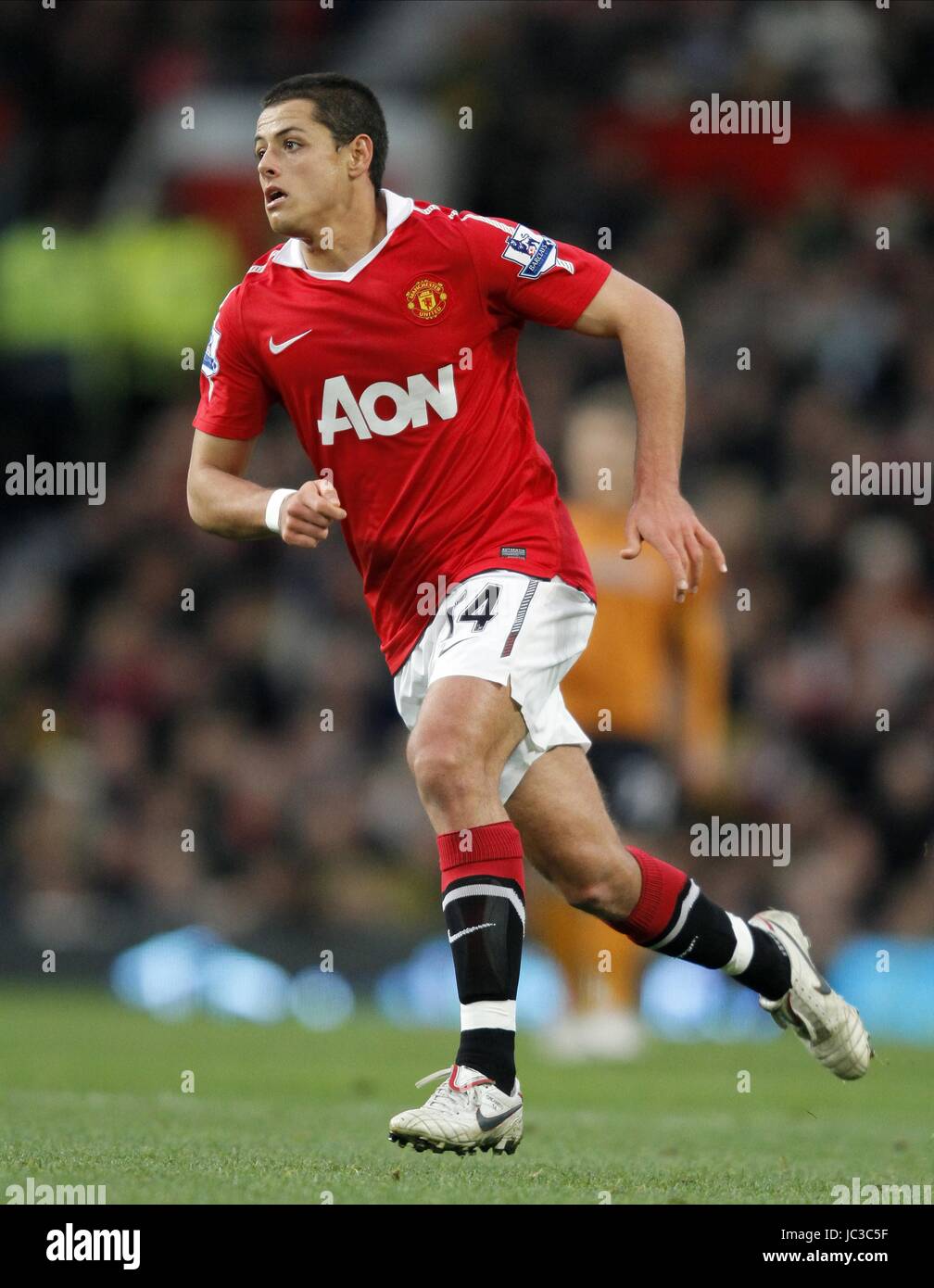 JAVIER HERNANDEZ MANCHESTER UNITED FC MANCHESTER UNITED FC OLD TRAFFORD
