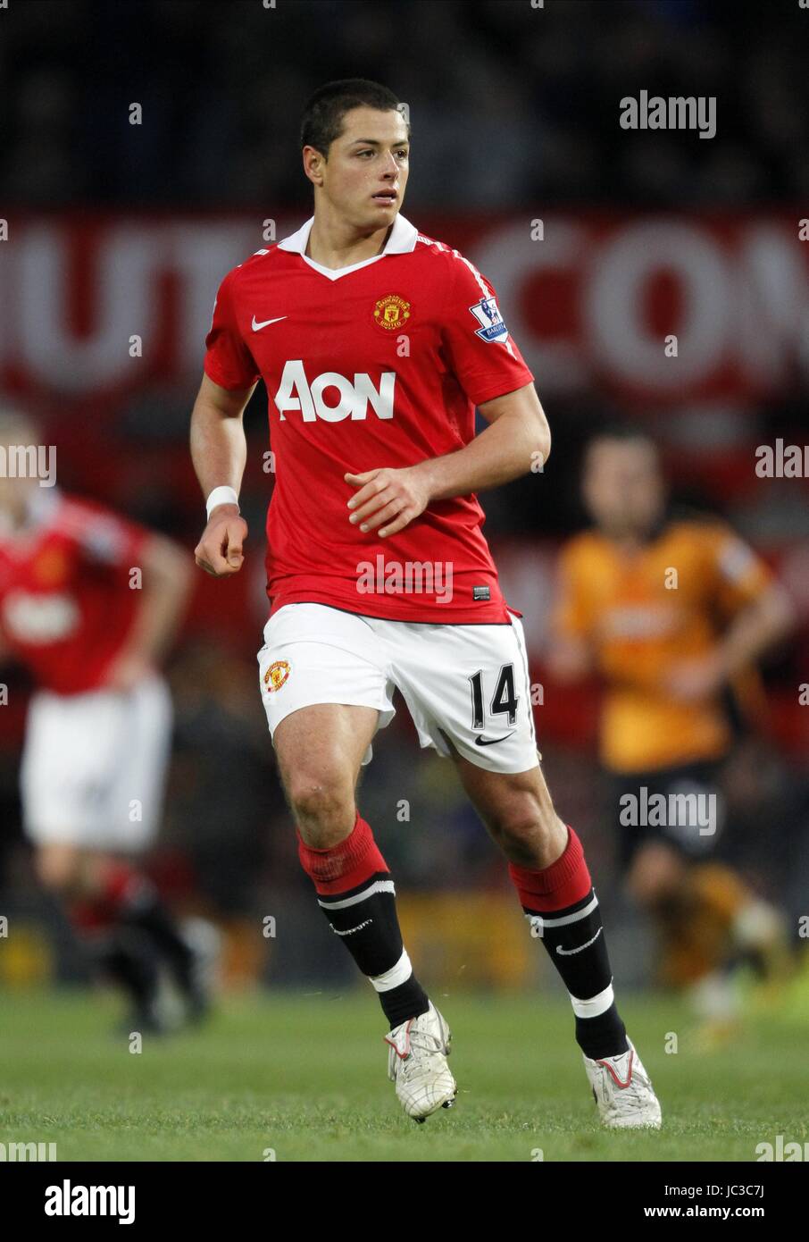 JAVIER HERNANDEZ MANCHESTER UNITED FC MANCHESTER UNITED FC OLD TRAFFORD