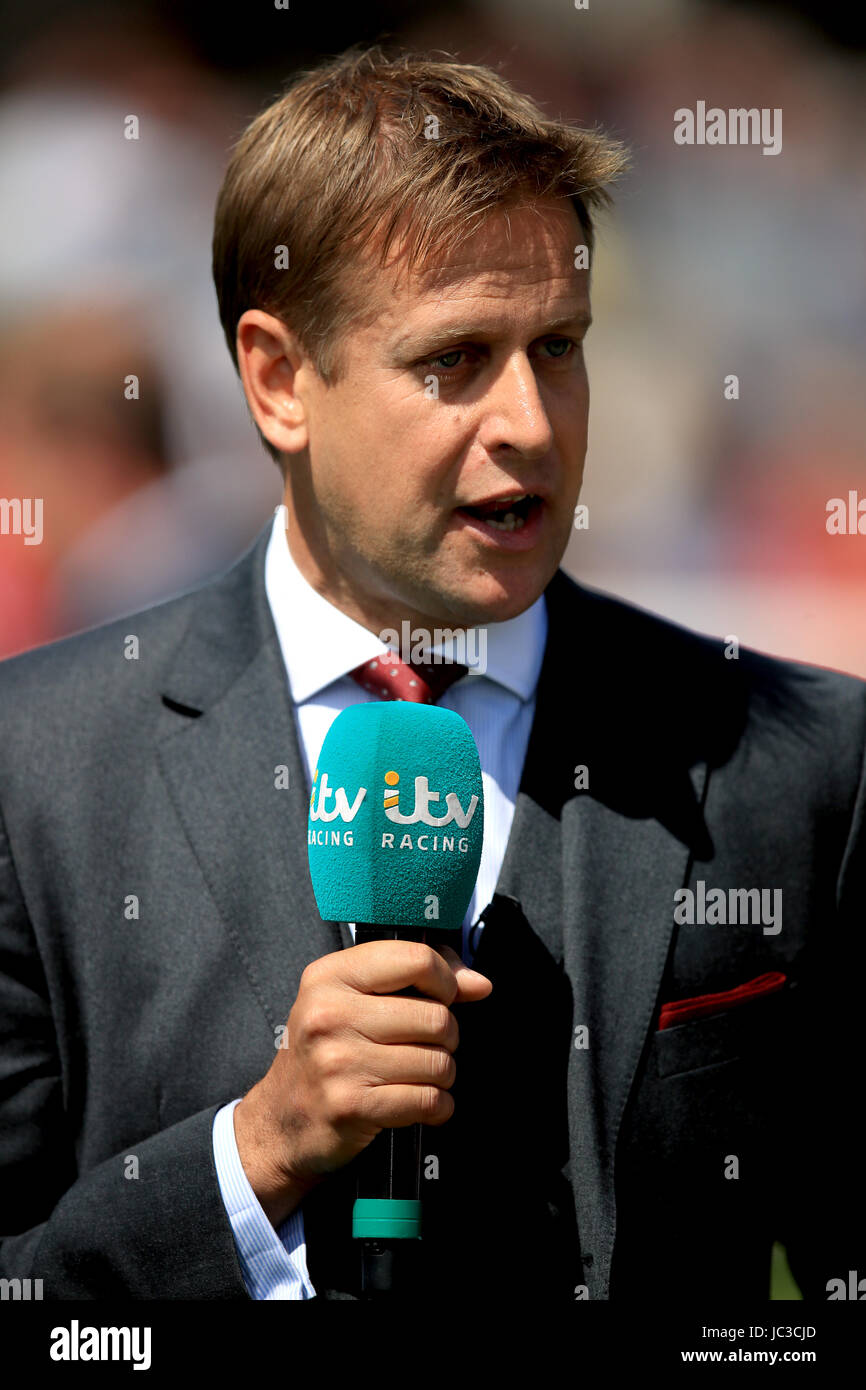 Ed Chamberlin, ITV Racing presenter Stock Photo Alamy