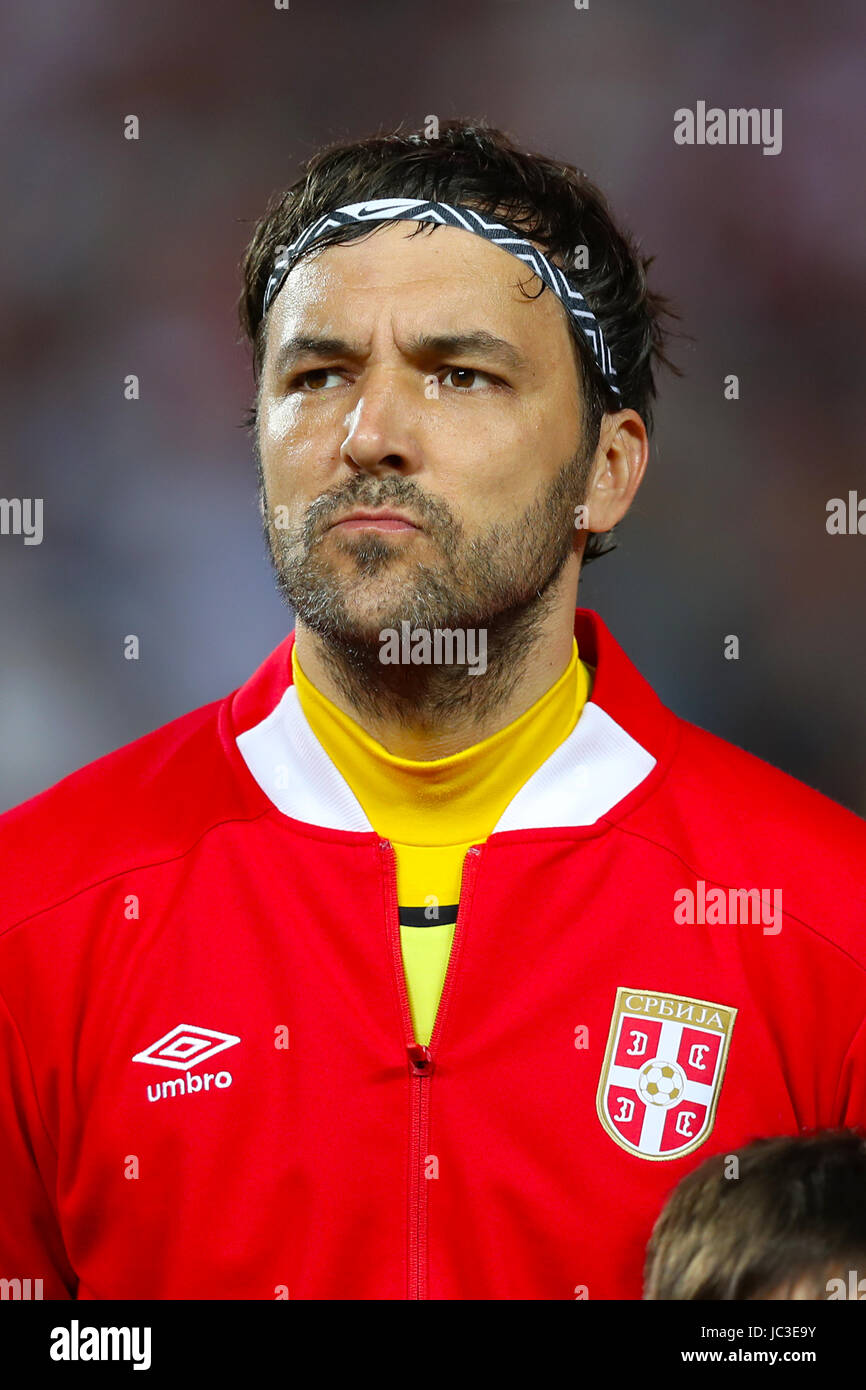 Serbias Goalkeeper Vladimir Stojkovic Stock Photo