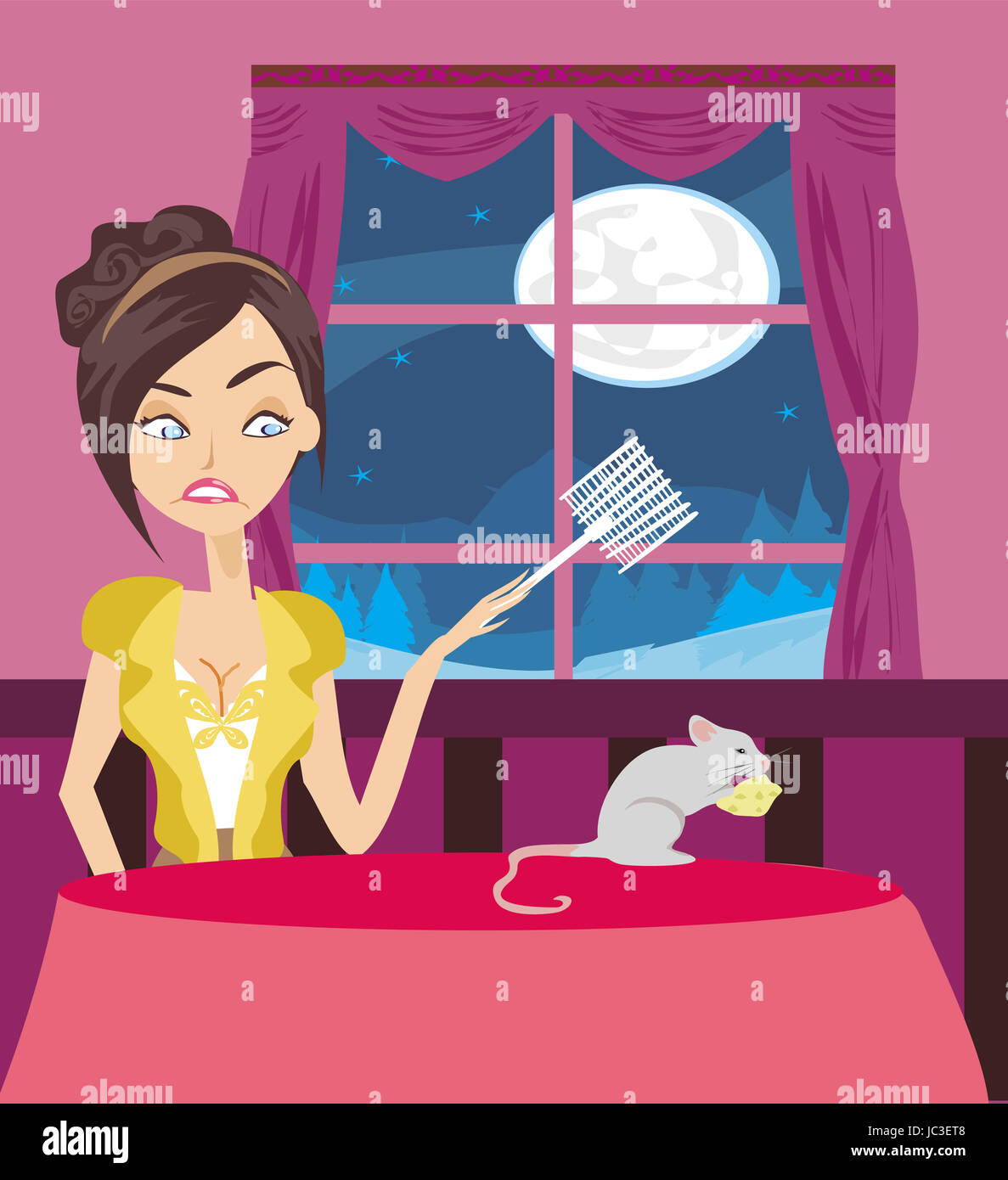 mouse in the living room Stock Photo Alamy