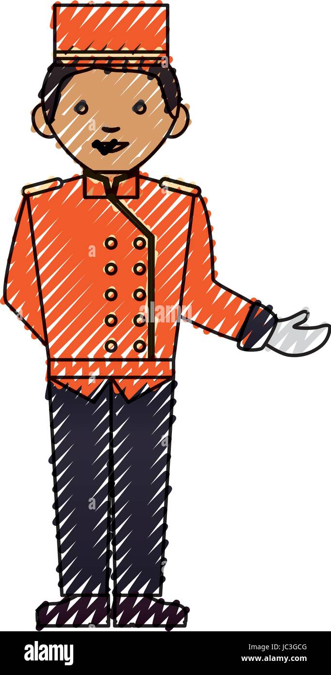 bell boy hotel Stock Vector Image & Art Alamy