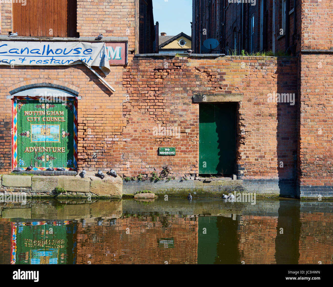 Nottingham Beeston Canal, Nottingham, Nottinghamshire, east Midlands, England Stock Photo