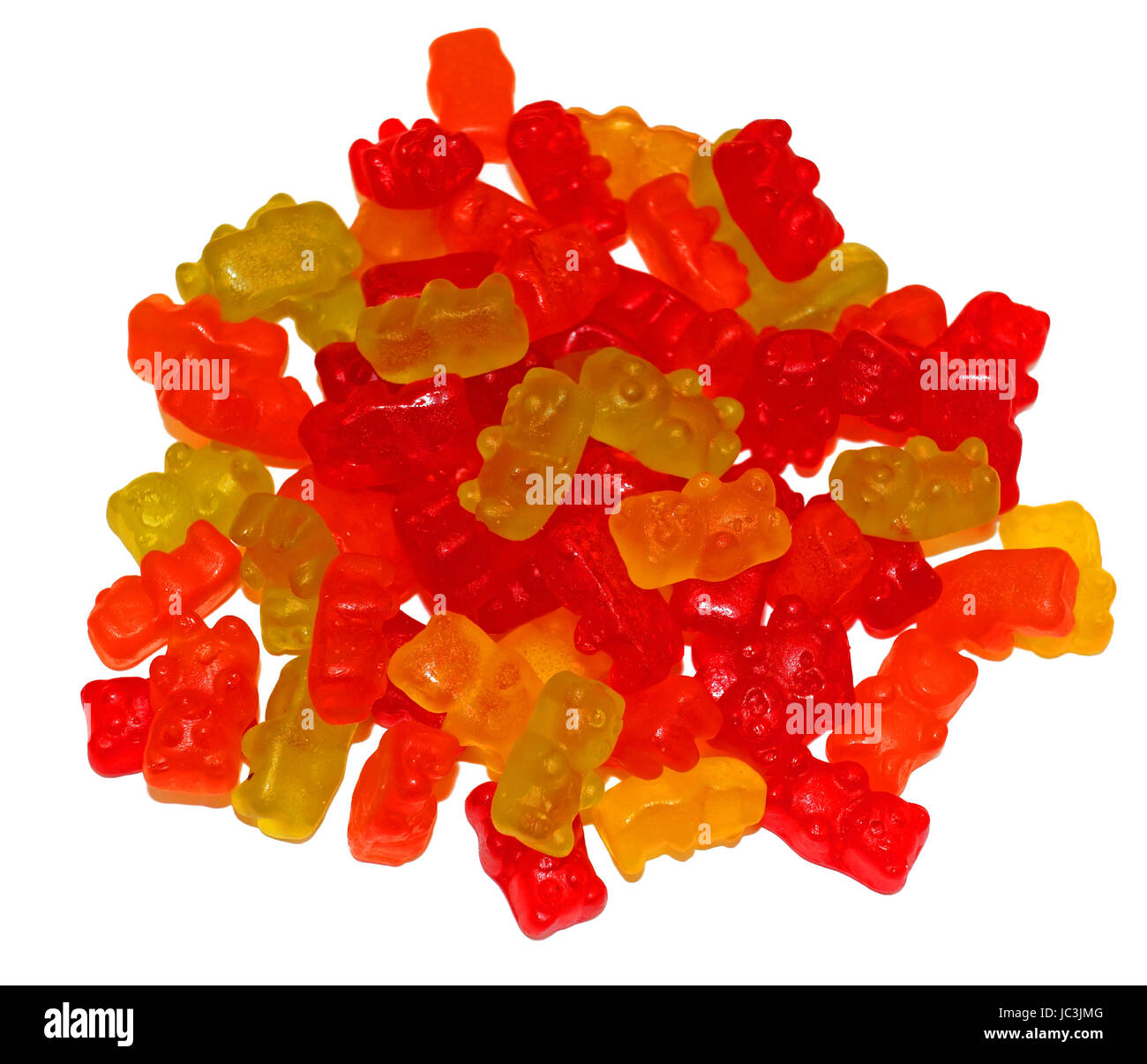 Multicolored Chewing marmalade as bears isolated Stock Photo Alamy