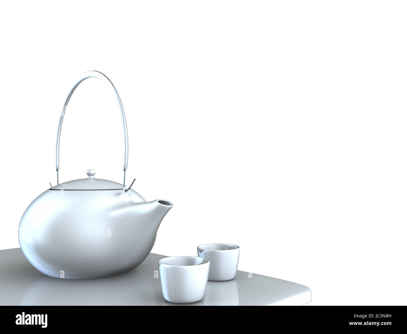 Teapot with nice background for adv or others purpose use Stock Photo