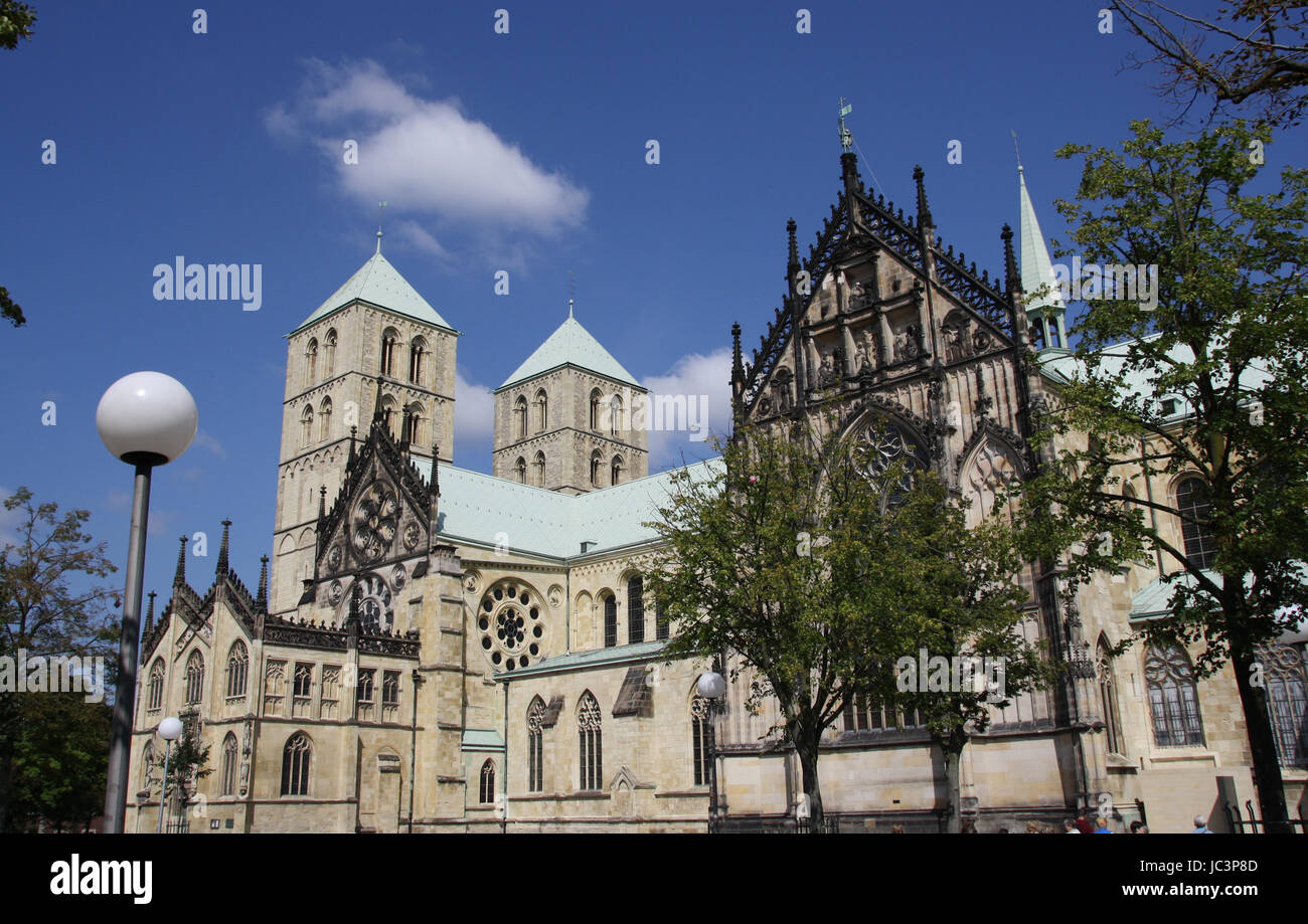 münster cathedral / westf. Stock Photo