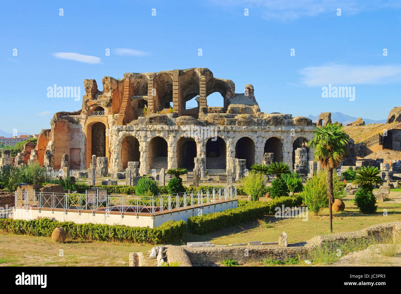 Capua Amphitheater - Capua amphitheatre 08 Stock Photo