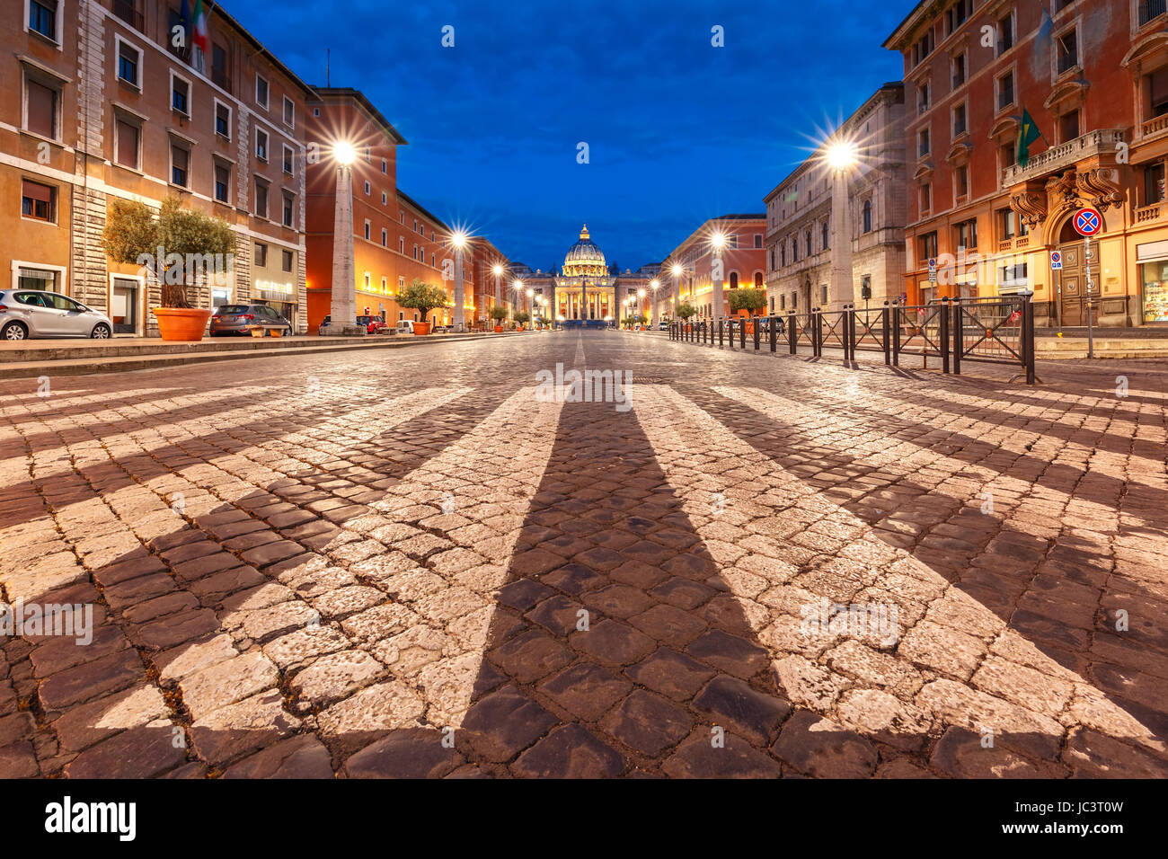 Saint Peter Cathedral in Rome, Vatican, Italy. Stock Photo