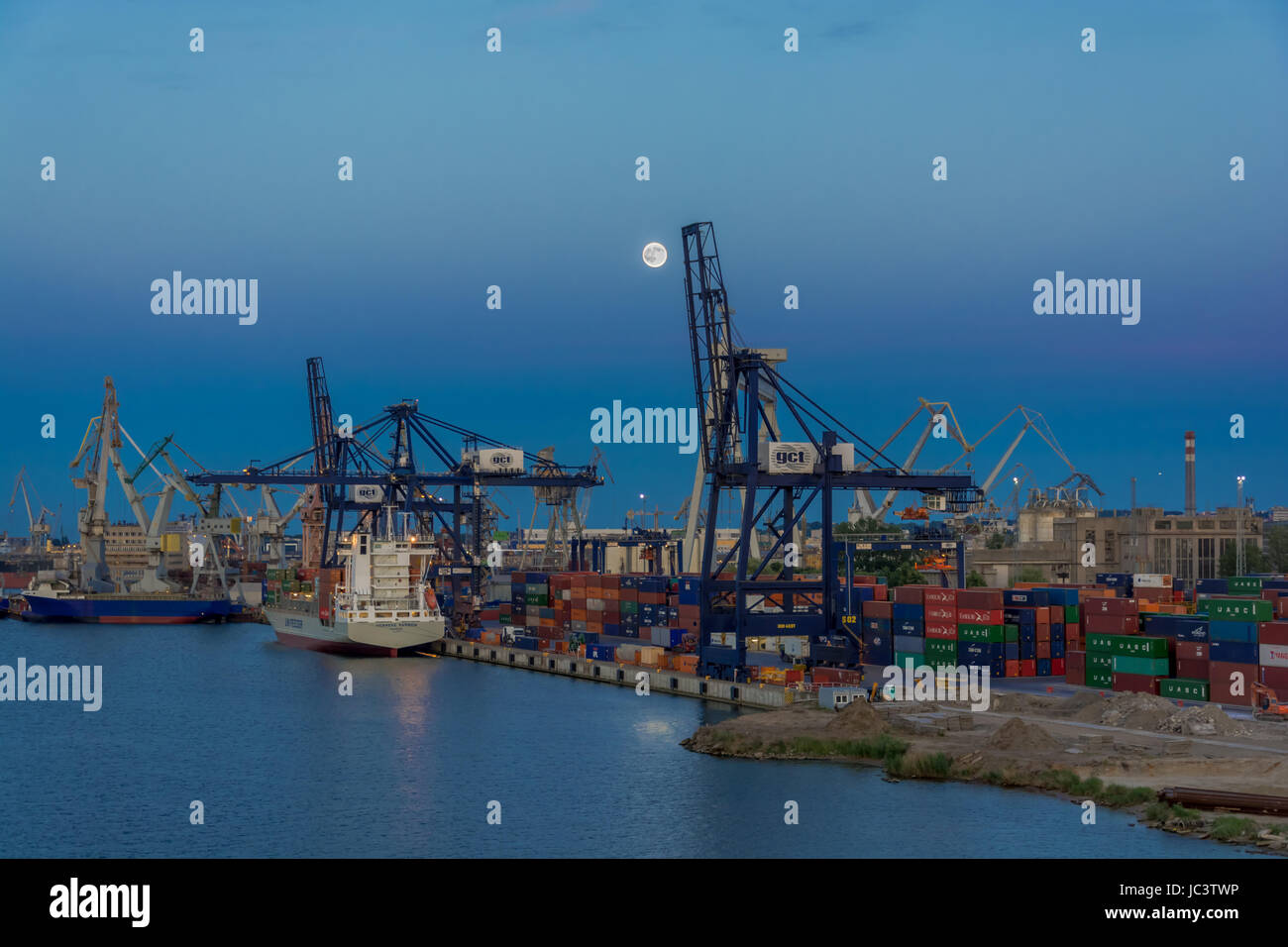 Baltic container terminal in gdynia hi-res stock photography and images ...