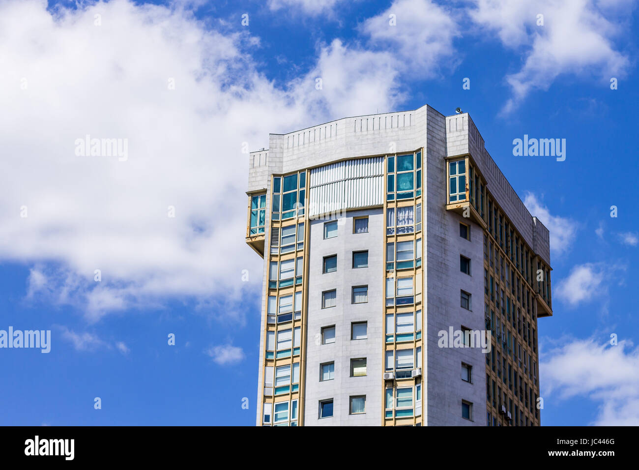 Skyscraper in the Spanish city of Ourense Stock Photo Alamy