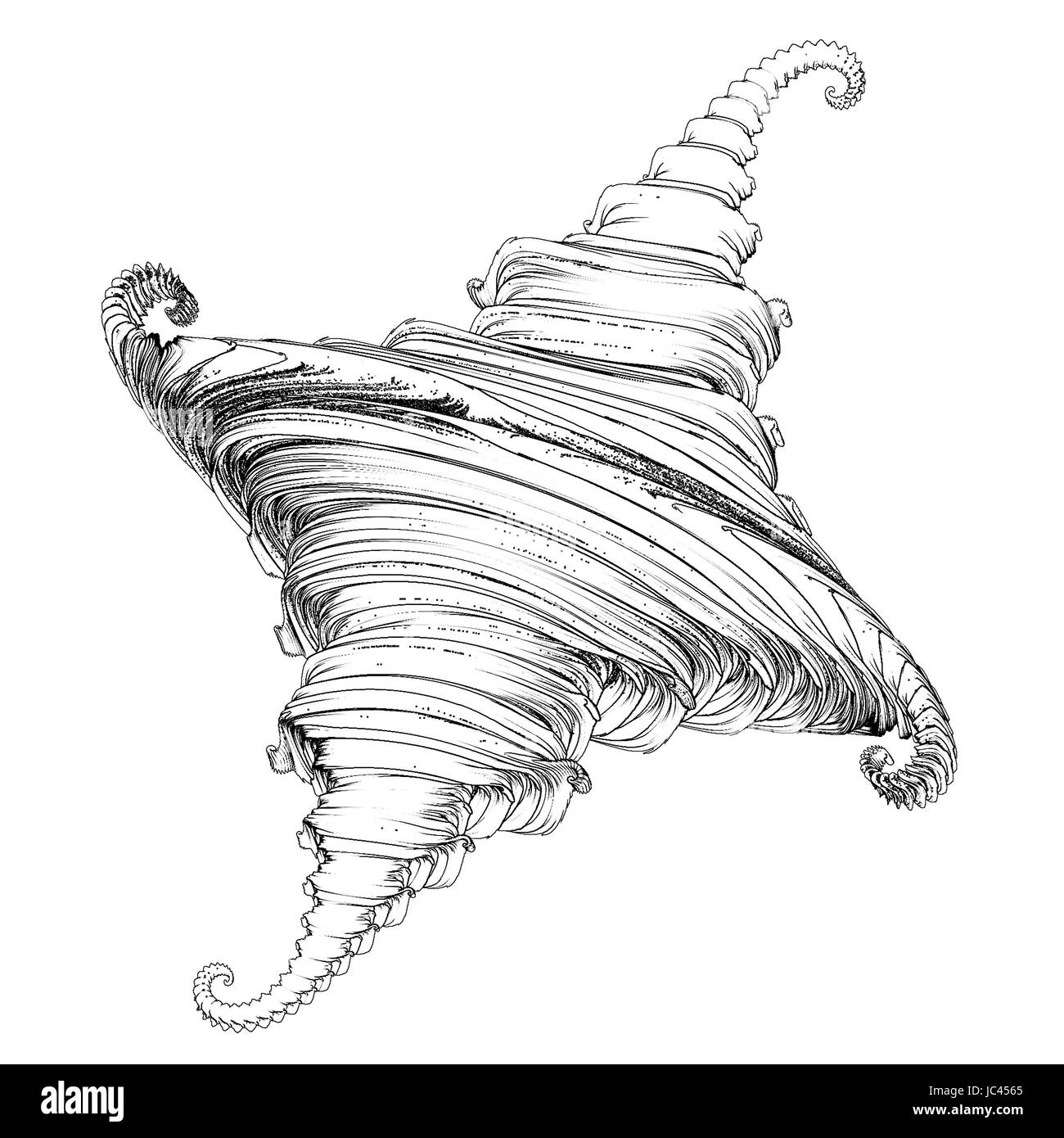 Fraktale mandelbrot Black and White Stock Photos & Images - Alamy