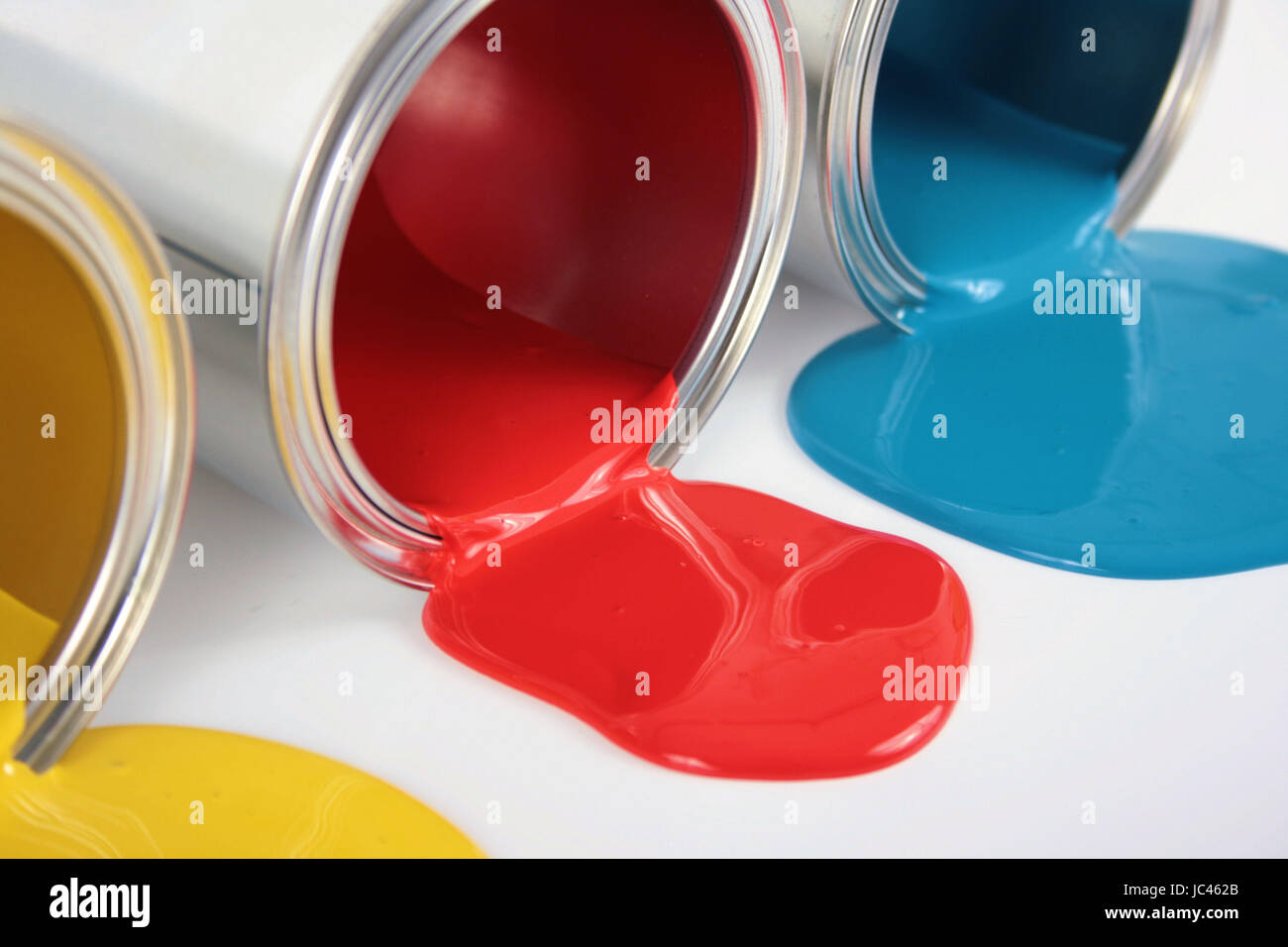 paint cans Stock Photo