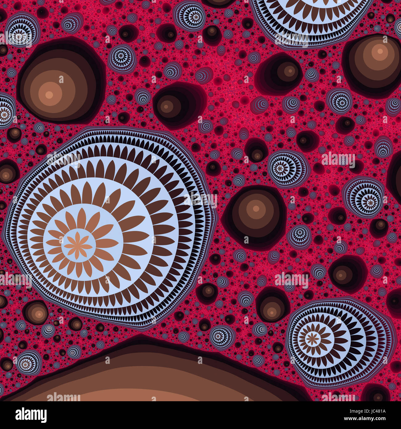 Beautiful computer generated colorful surface like sand fractals Stock ...