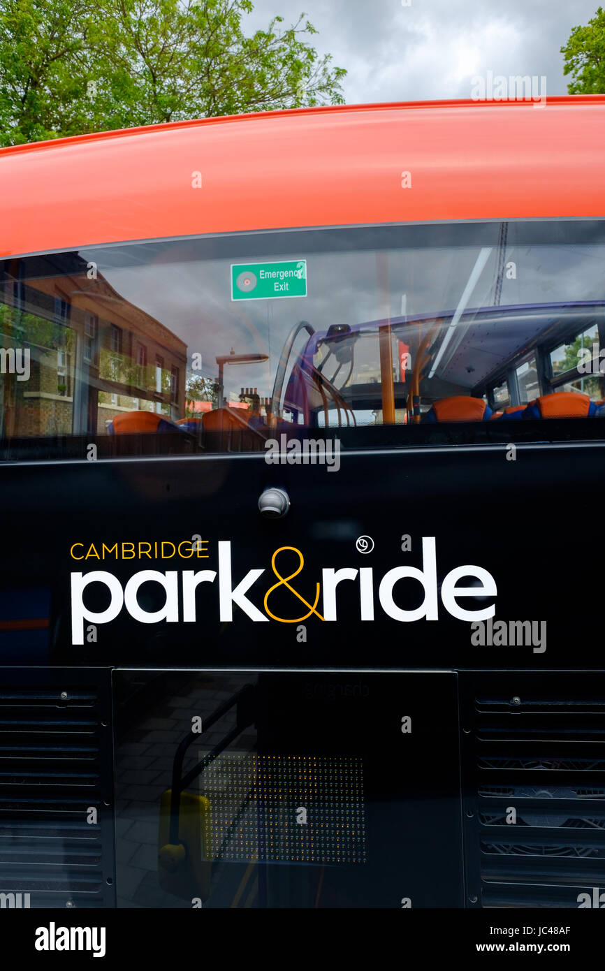 Park and ride uk cambridge bus hires stock photography and images Alamy