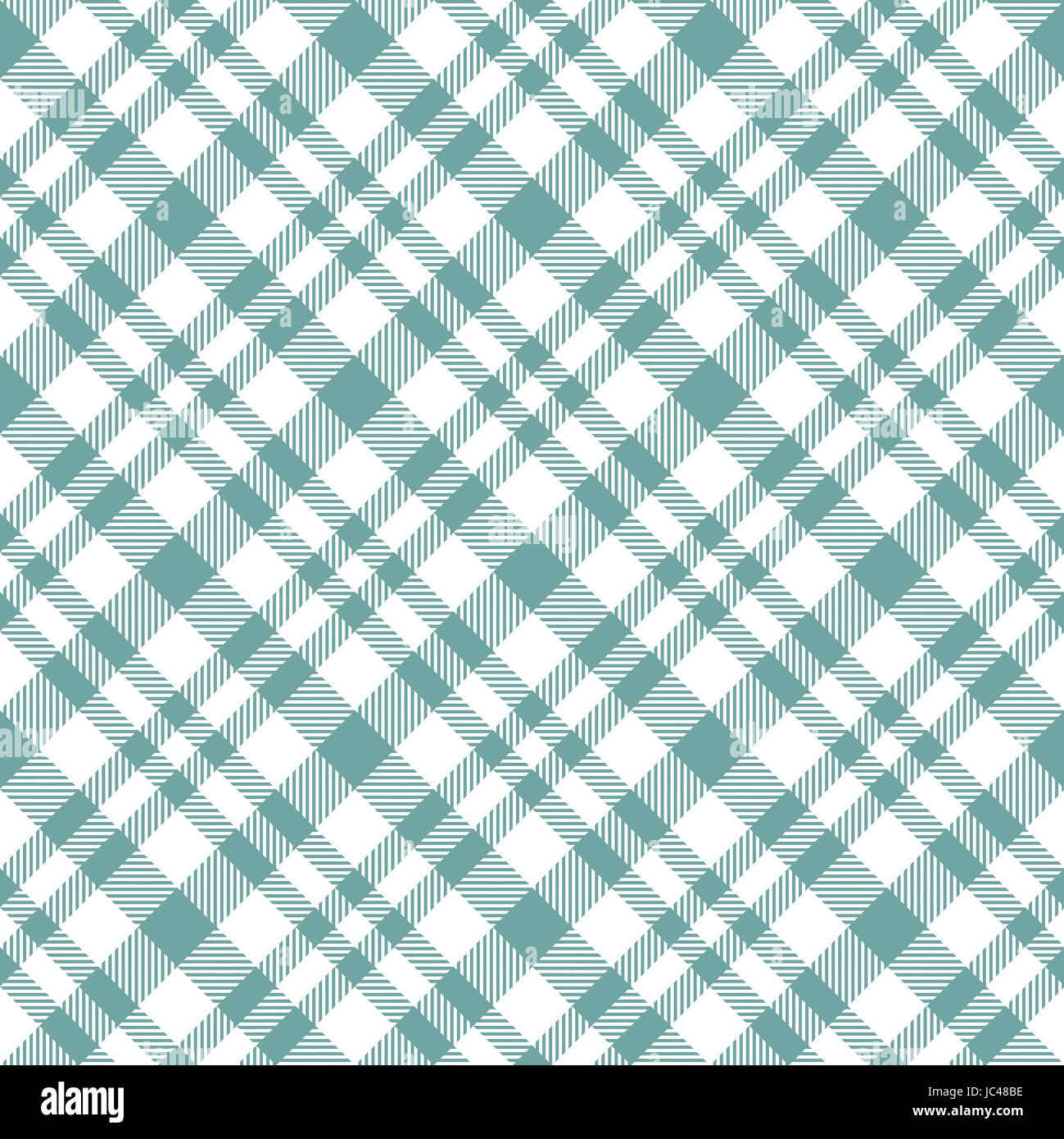 vector of colored checkered seamless table cloth background Stock Photo