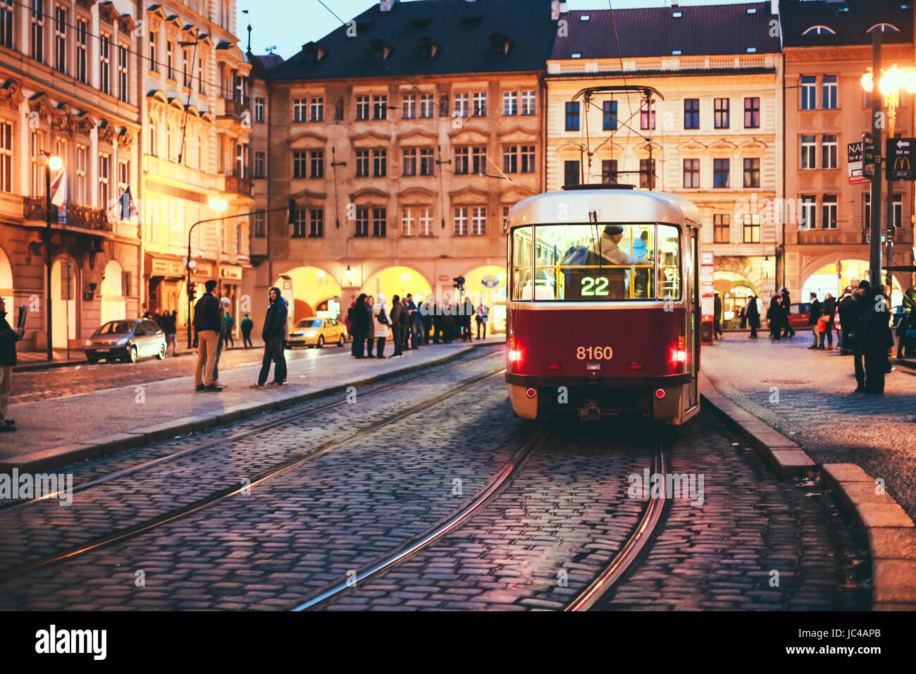 Prague Tram 22 High Resolution Stock Photography and Images - Alamy