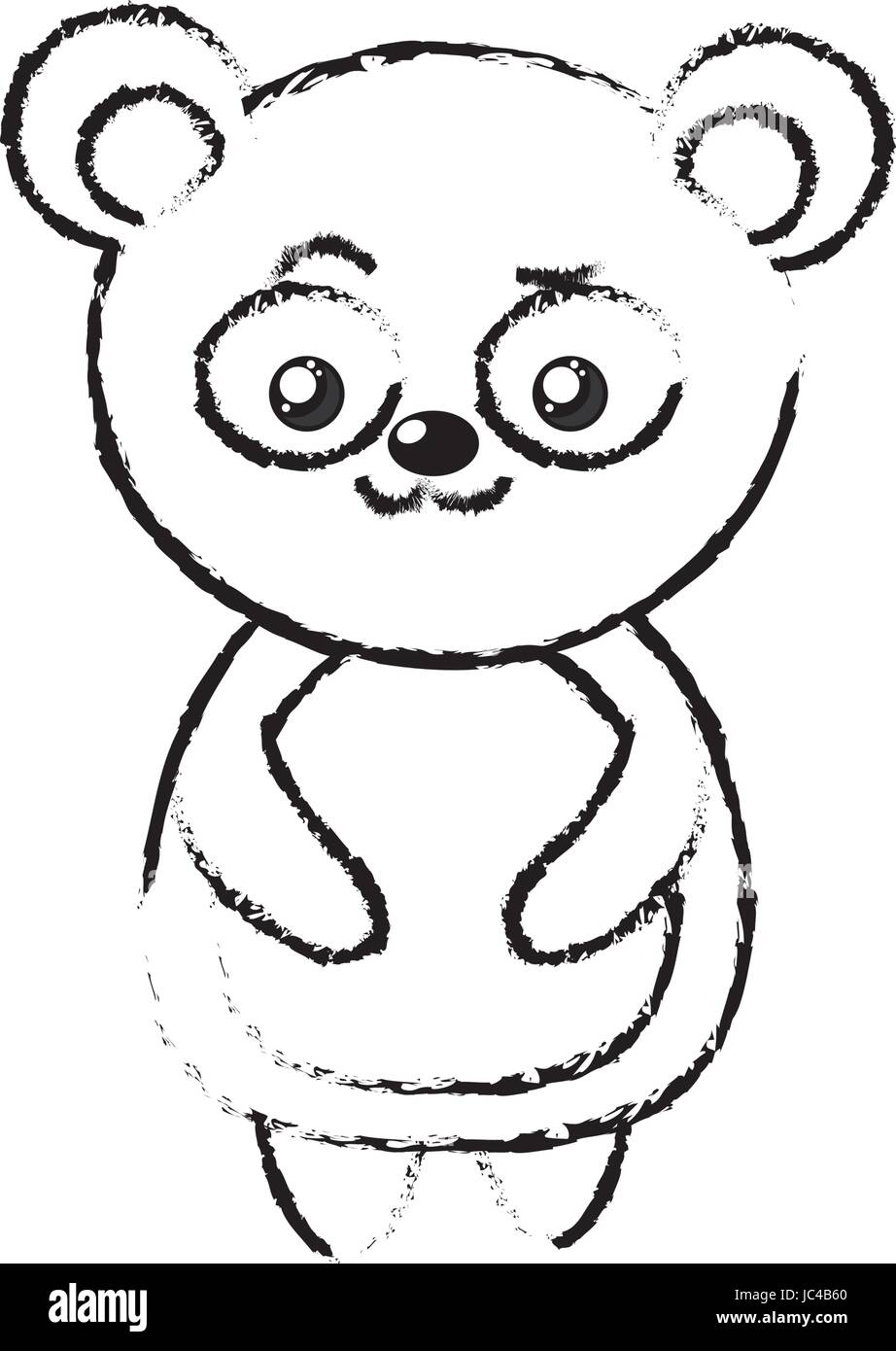 Panda Bear Black And White Stock Photos Images Alamy